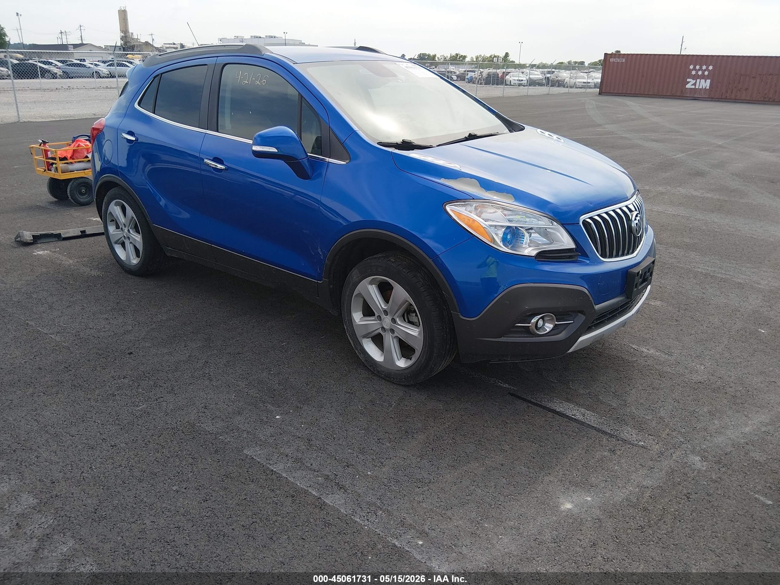 2015 Buick Encore Convenience, VIN KL4CJBSBXFB263303 — Side