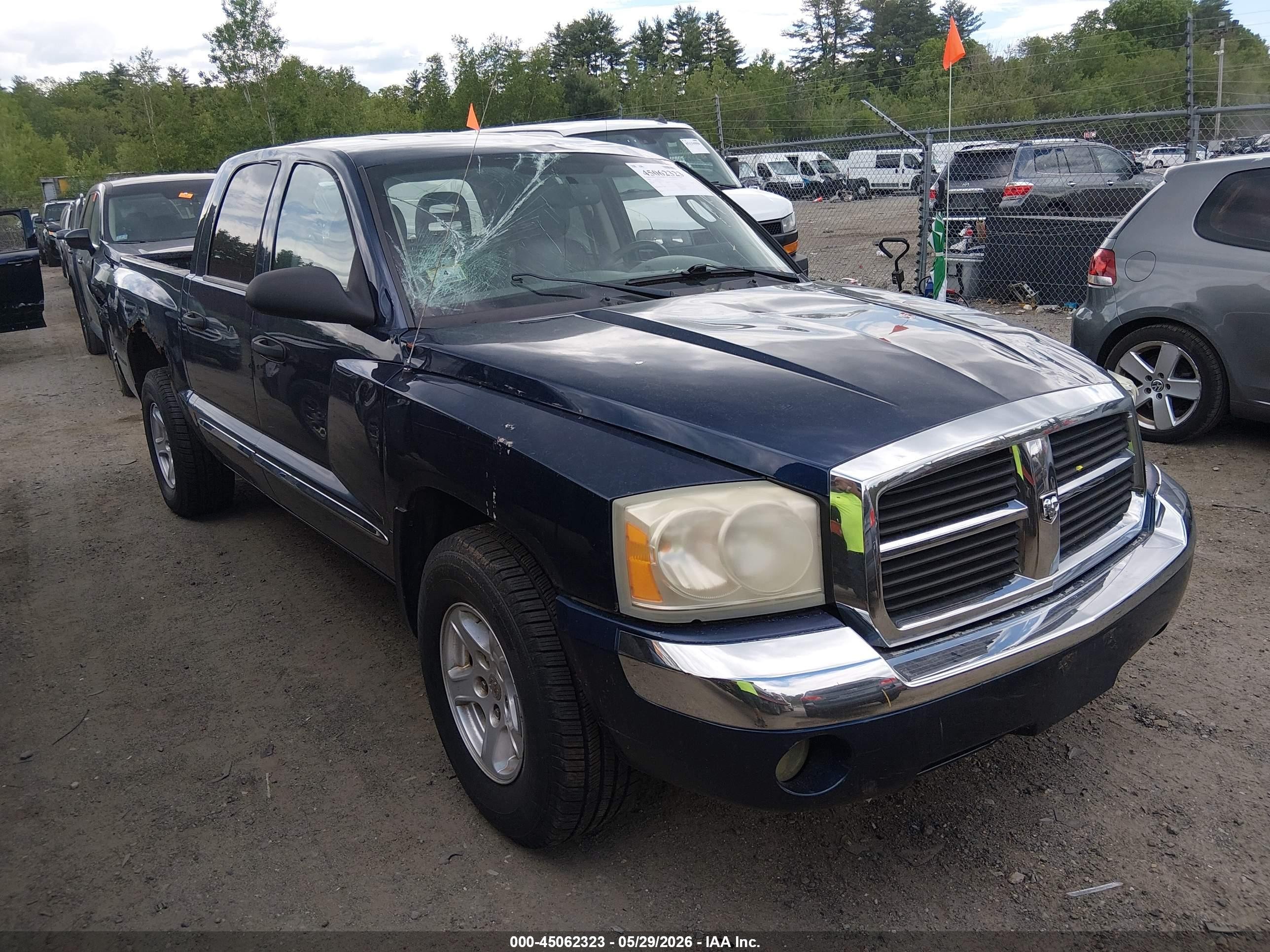 2006 Dodge Dakota Laramie, VIN 1D7HW58N46S645395 — Стихия