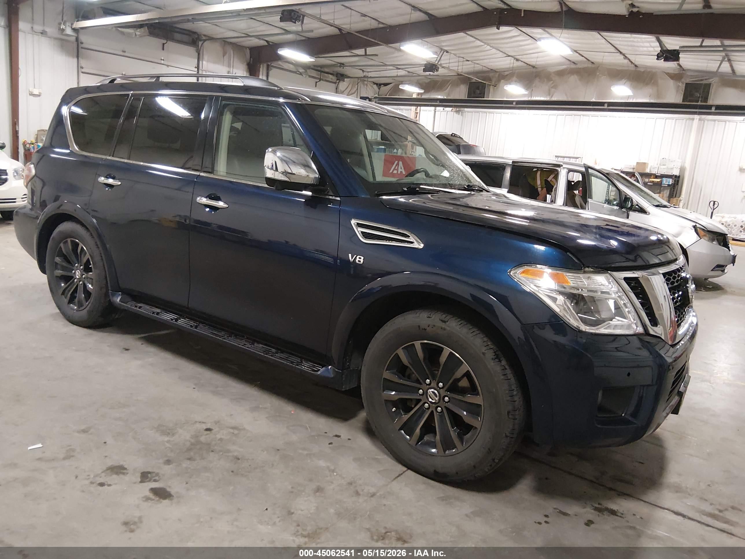 2019 Nissan Armada Platinum, VIN JN8AY2NE4K9756916 — Hail
