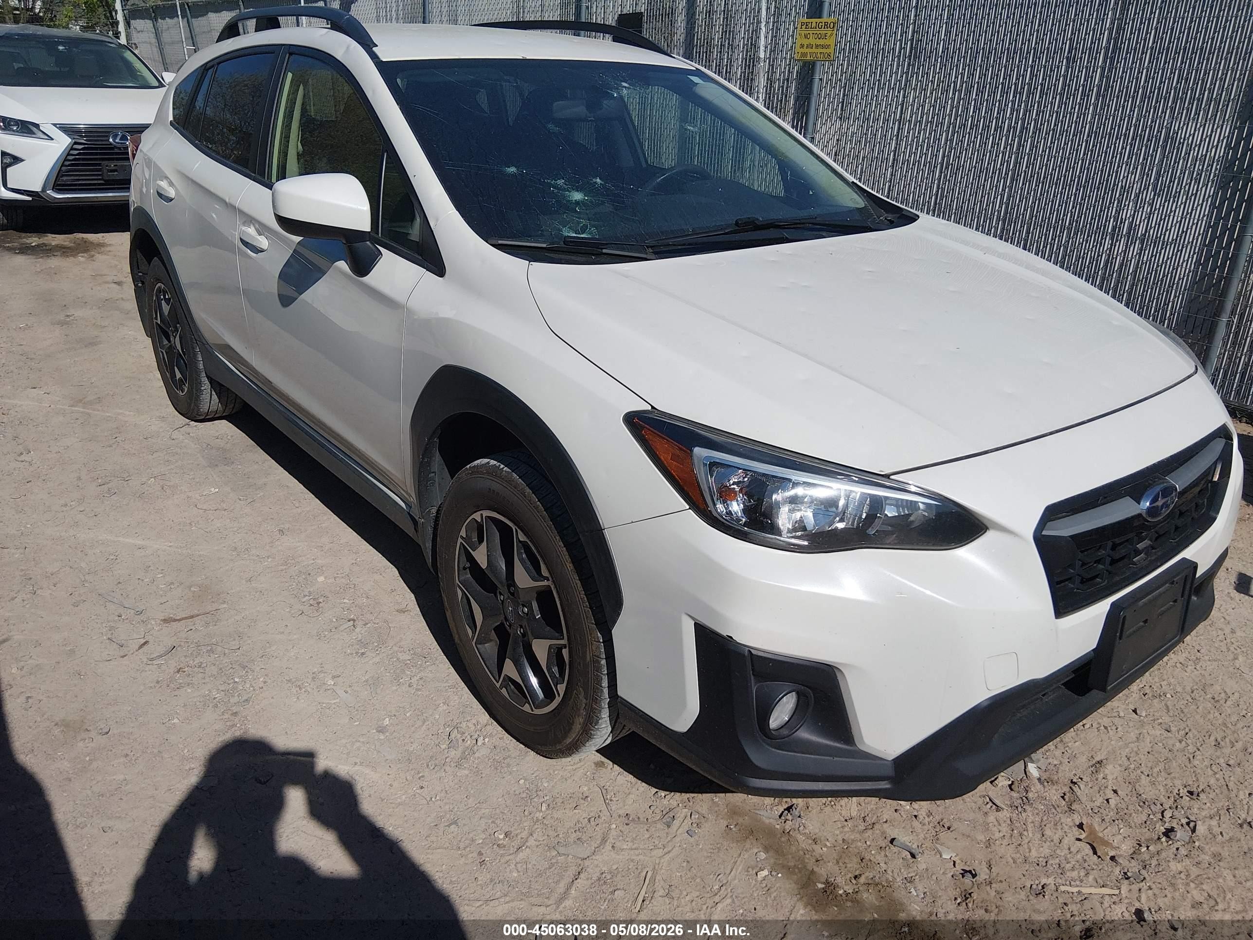2019 Subaru Crosstrek Premium, VIN JF2GTACC9K8297180 — Hail