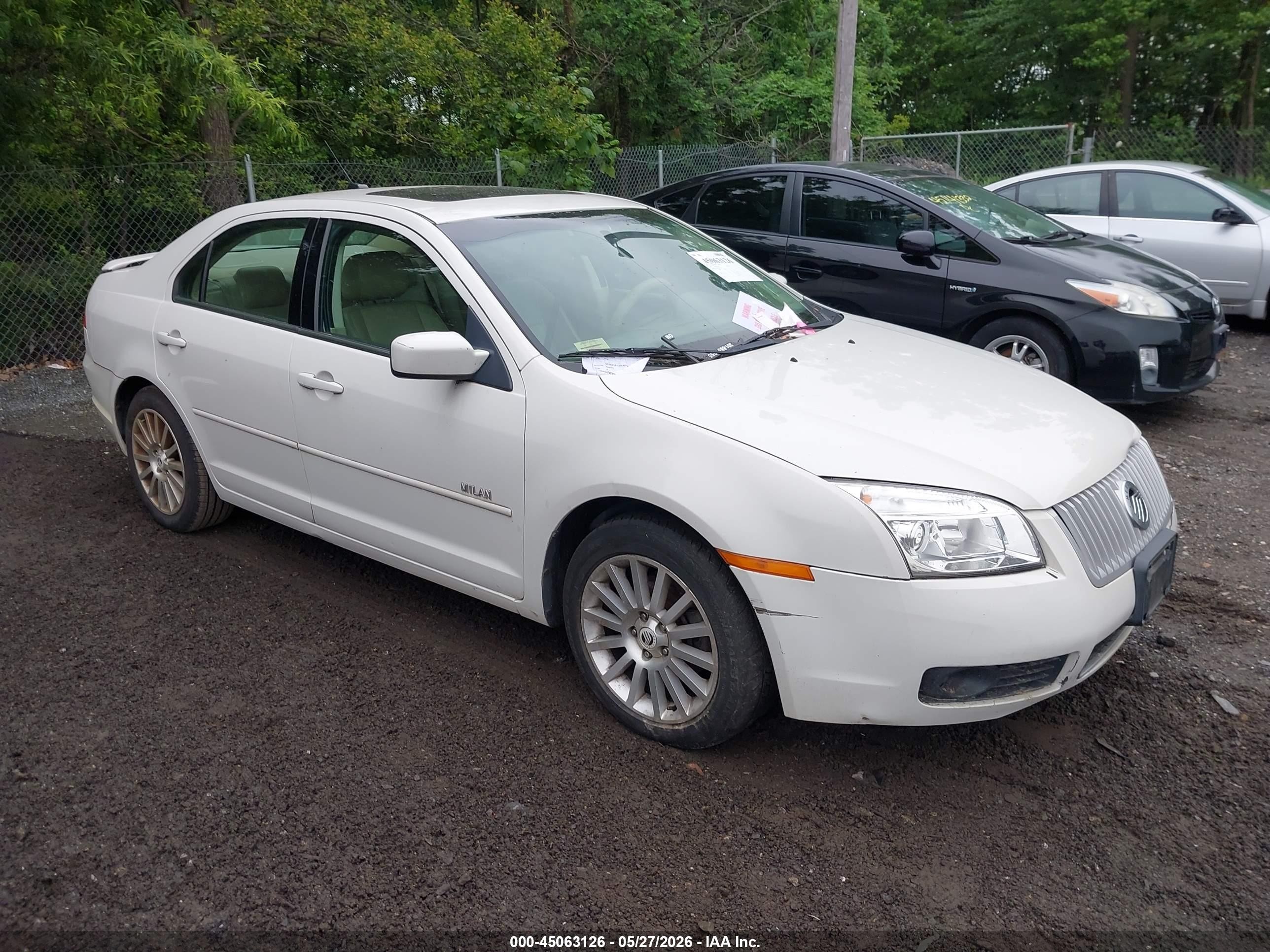2008 Mercury Milan Premier, VIN 3MEHM02178R606953 — Not stated