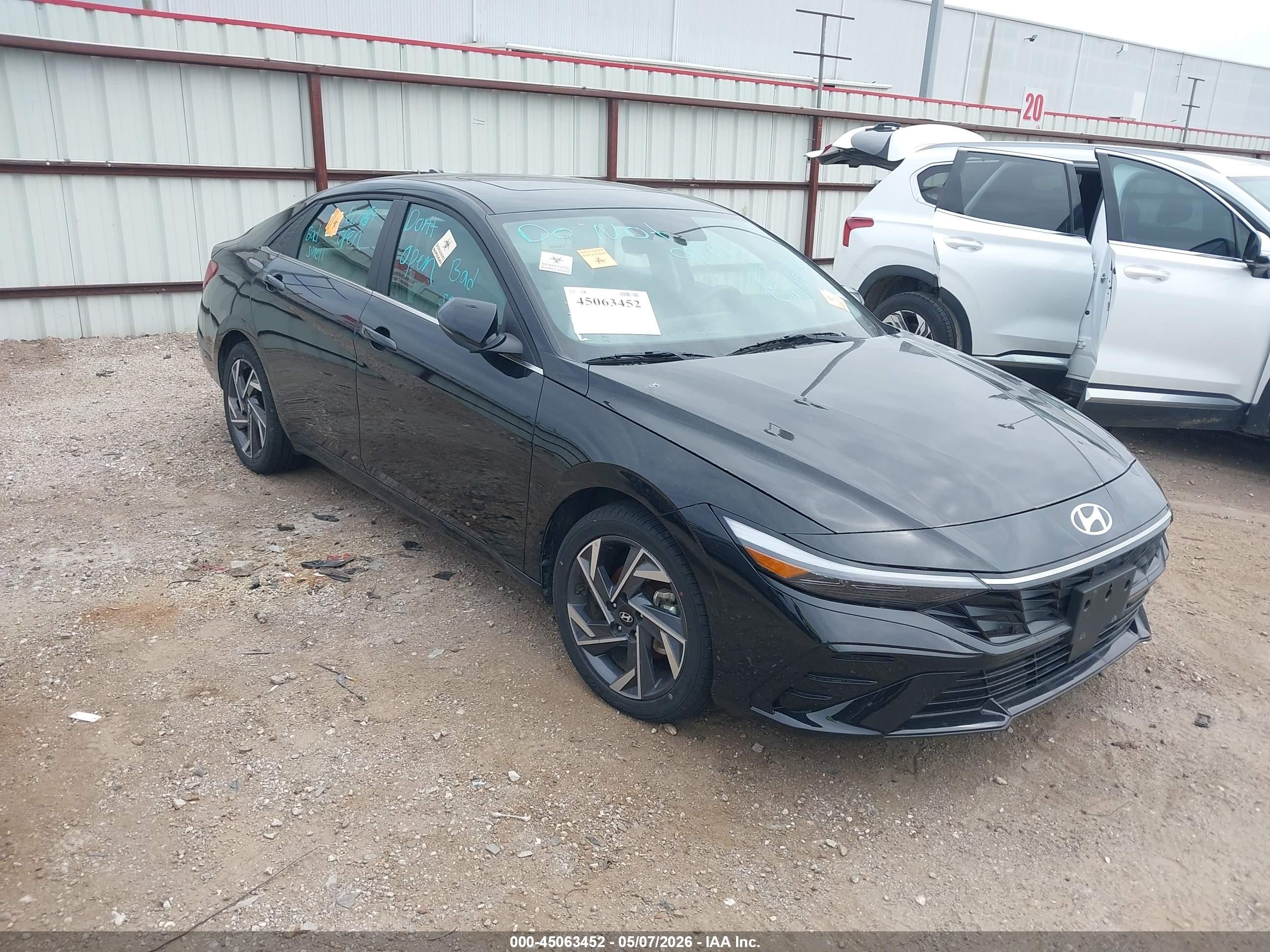 2025 Hyundai Elantra Limited, VIN KMHLP4DG3SU894039 — Biohazard / chemical