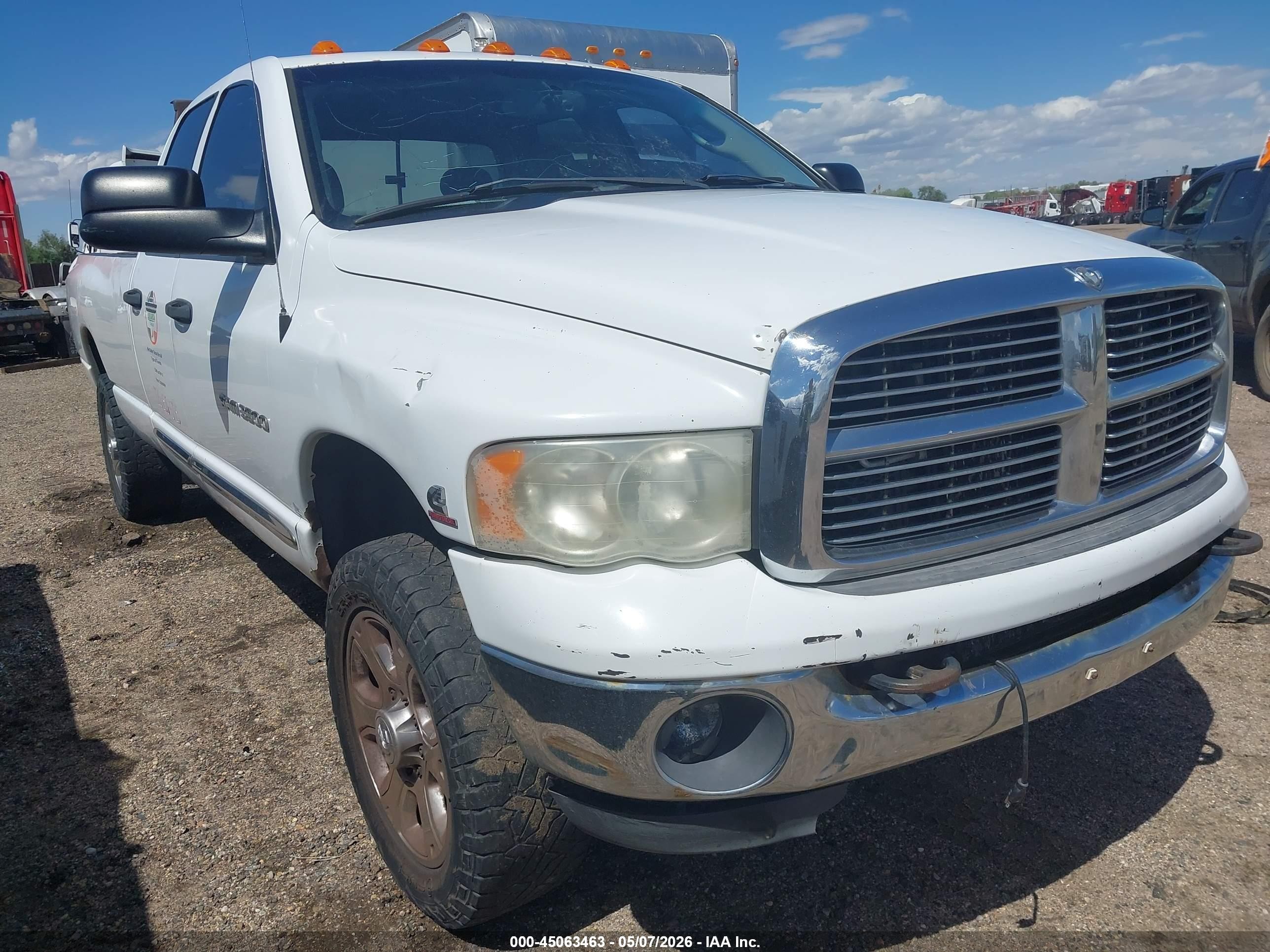 2005 Dodge 3500 SLT, VIN 3D7LS38CX5G821266 — Front end