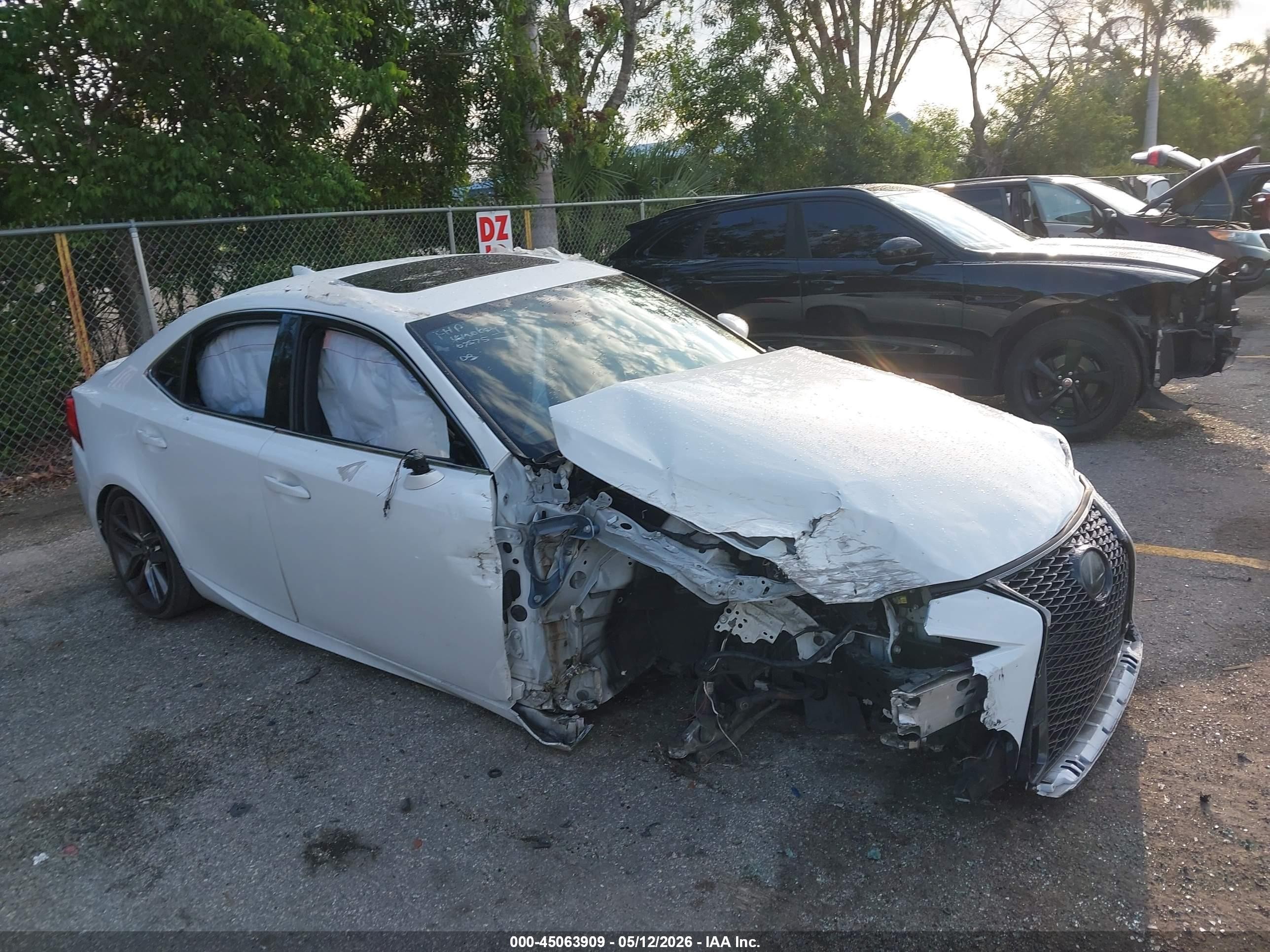 2020 Lexus IS 300 F Sport, VIN JTHGA1D2XL5107575 — Front end