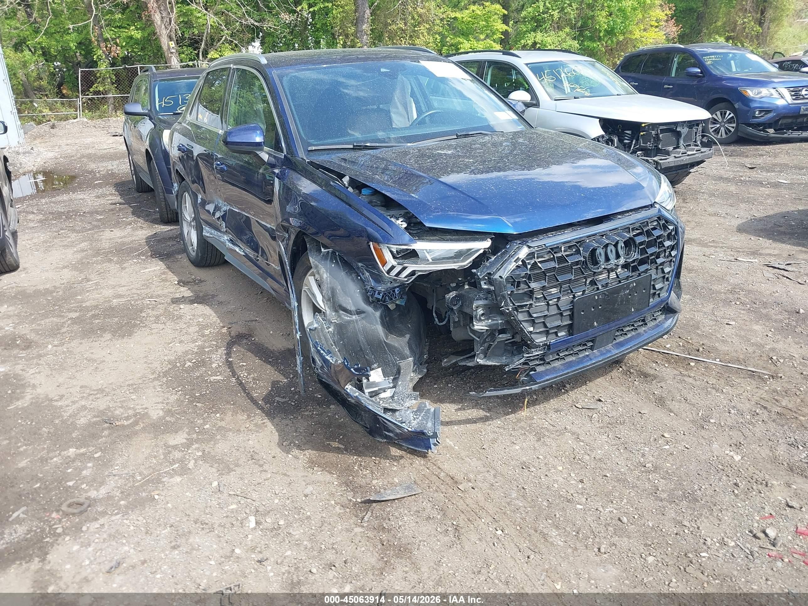 2023 Audi Q3 S line Premium, VIN WA1DECF31P1066125 — Перед
