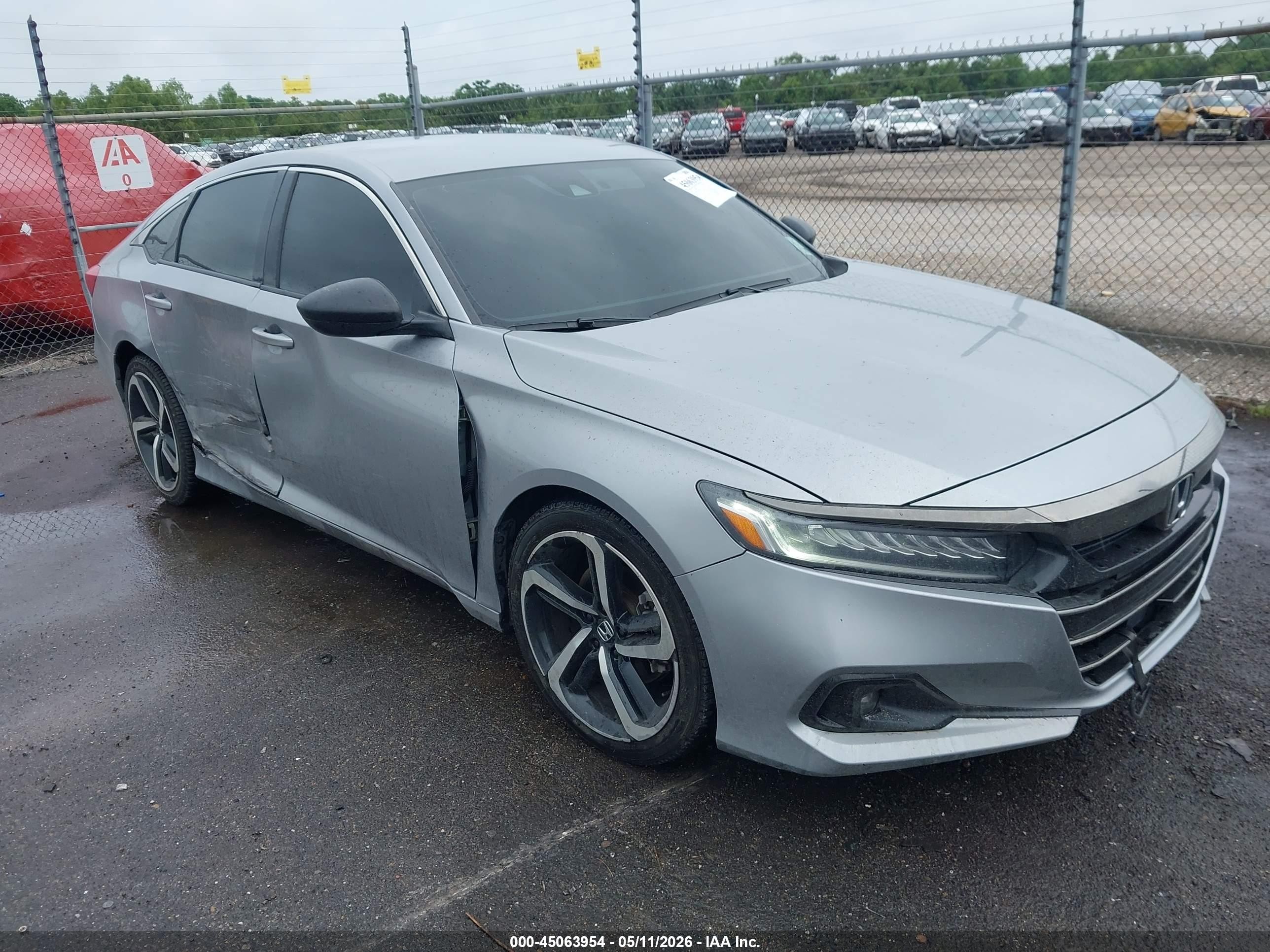 2022 Honda Accord Sport SE, VIN 1HGCV1F48NA025181 — Side