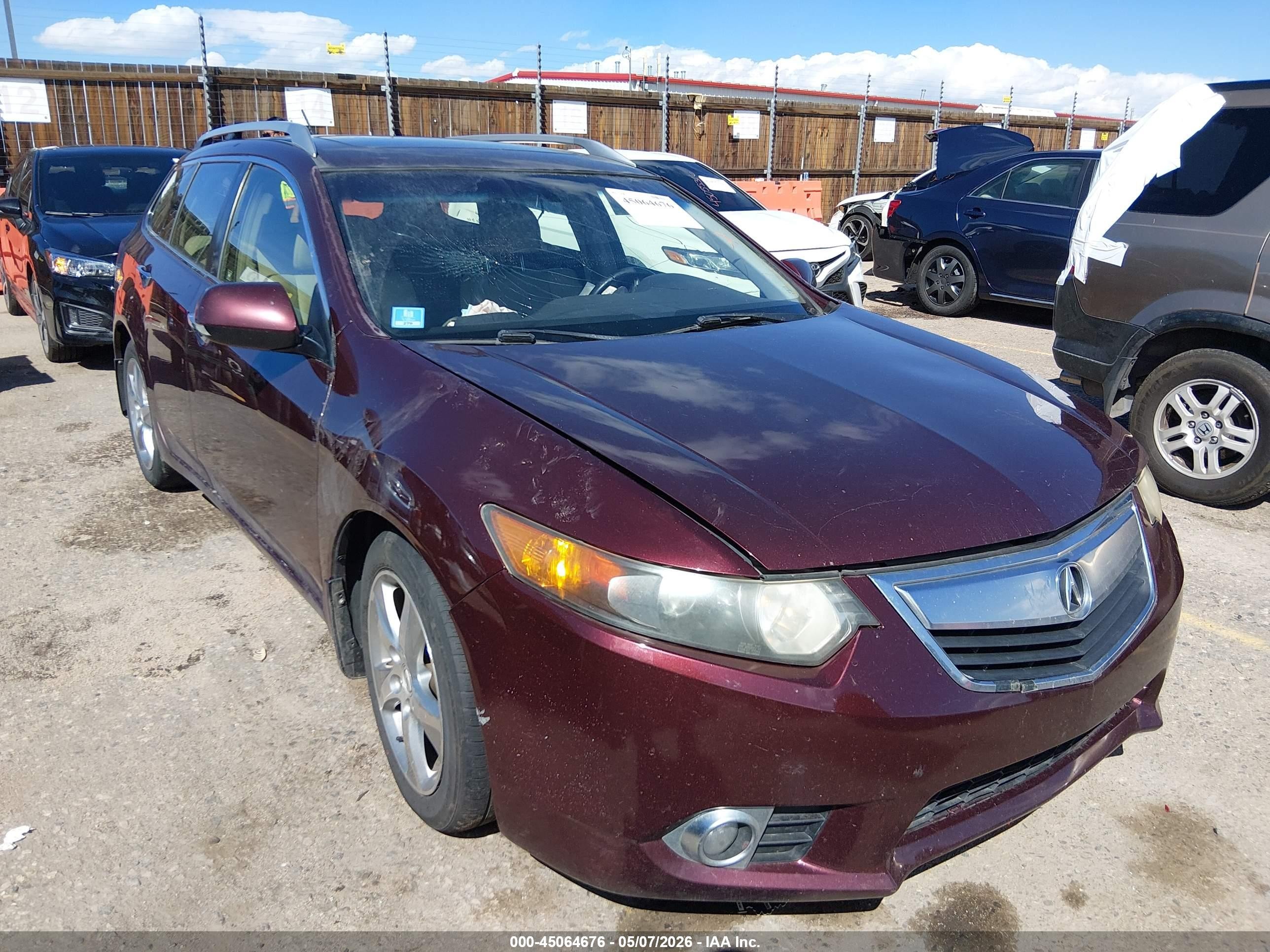 2012 Acura TSX Technology, VIN JH4CW2H61CC003295 — Front end