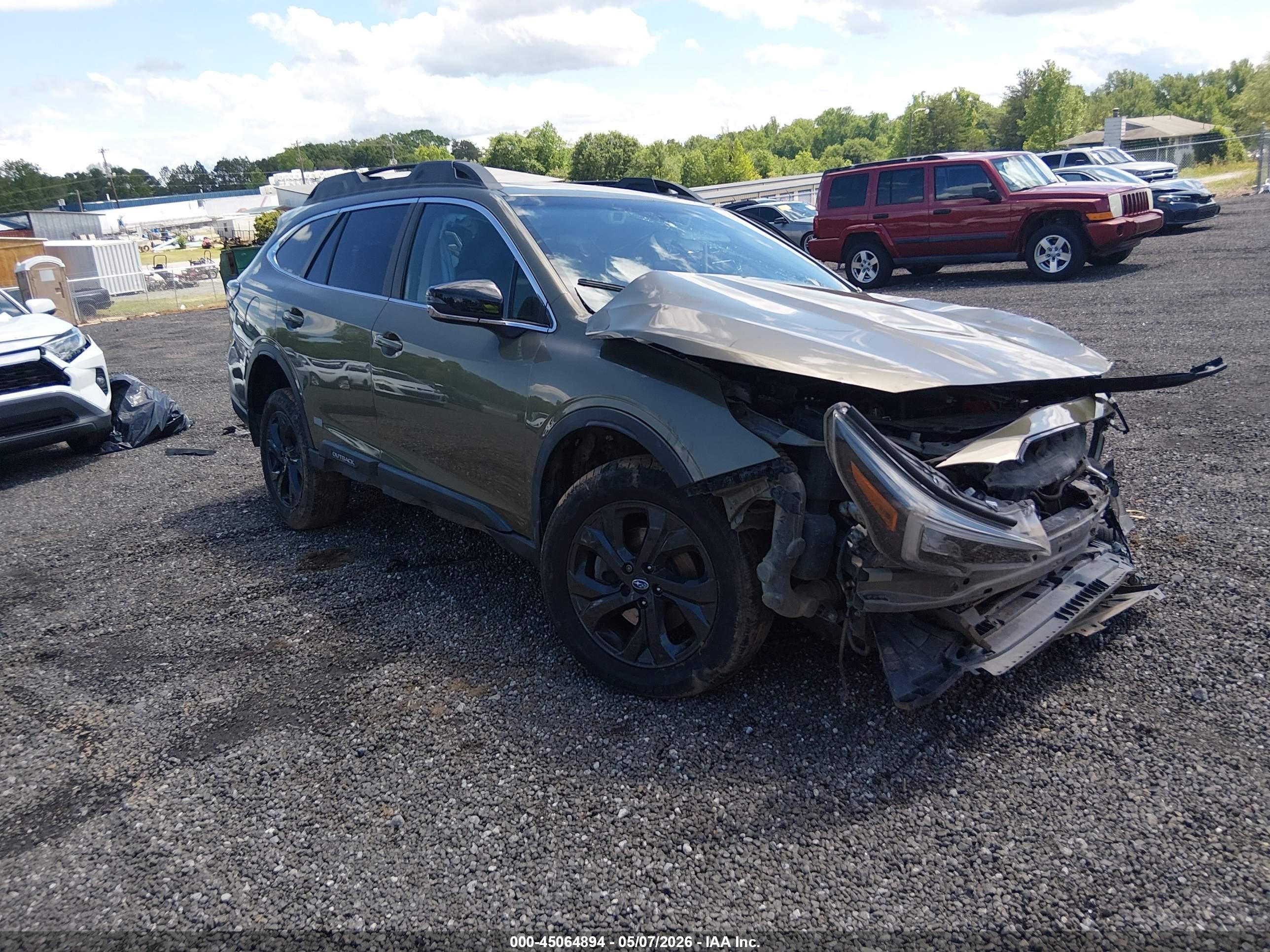 2021 Subaru Outback Onyx XT, VIN 4S4BTGLD9M3114313 — Перед