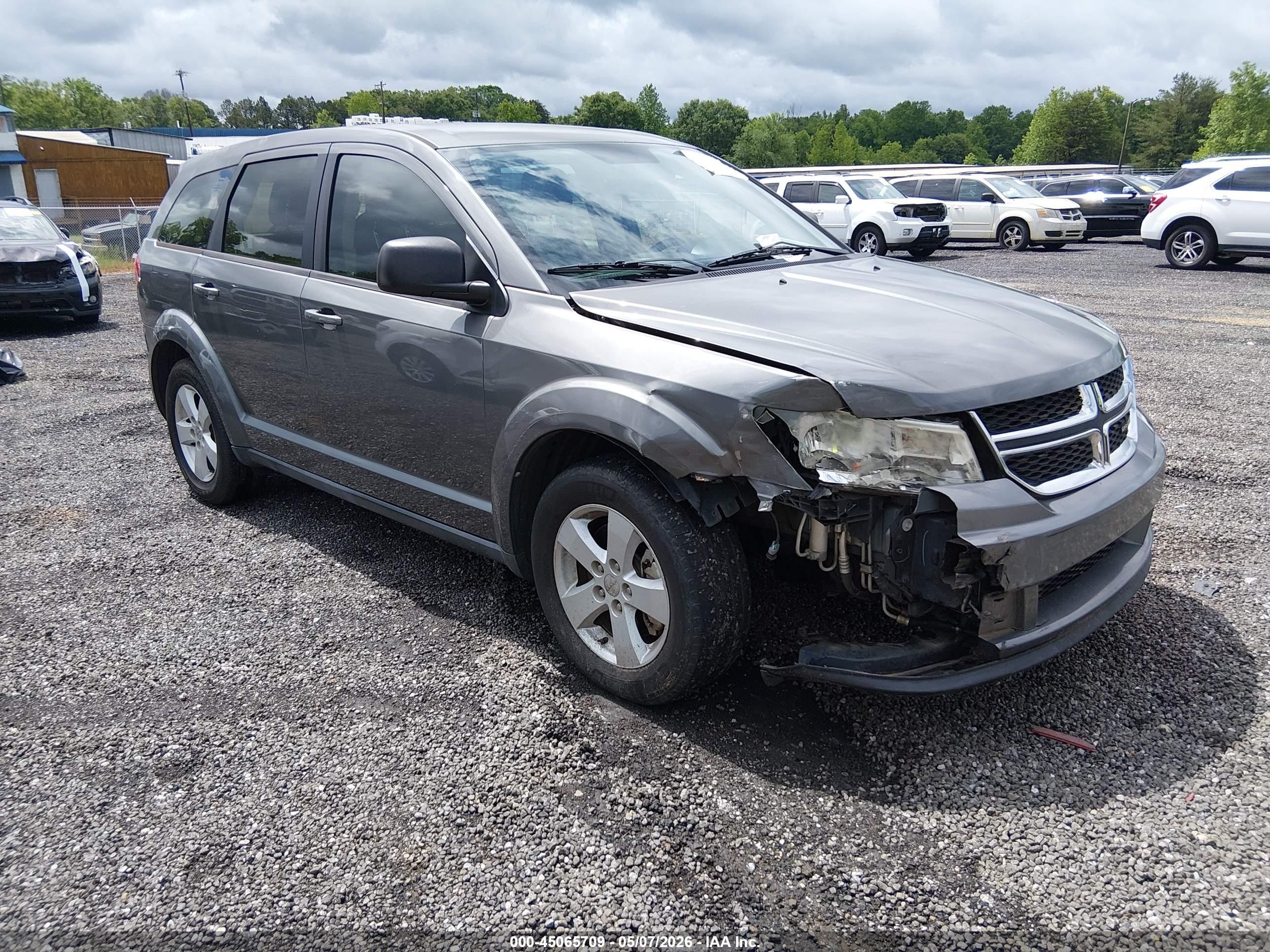 2013 Dodge Journey American Value, VIN 3C4PDCAB9DT537592 — Front end