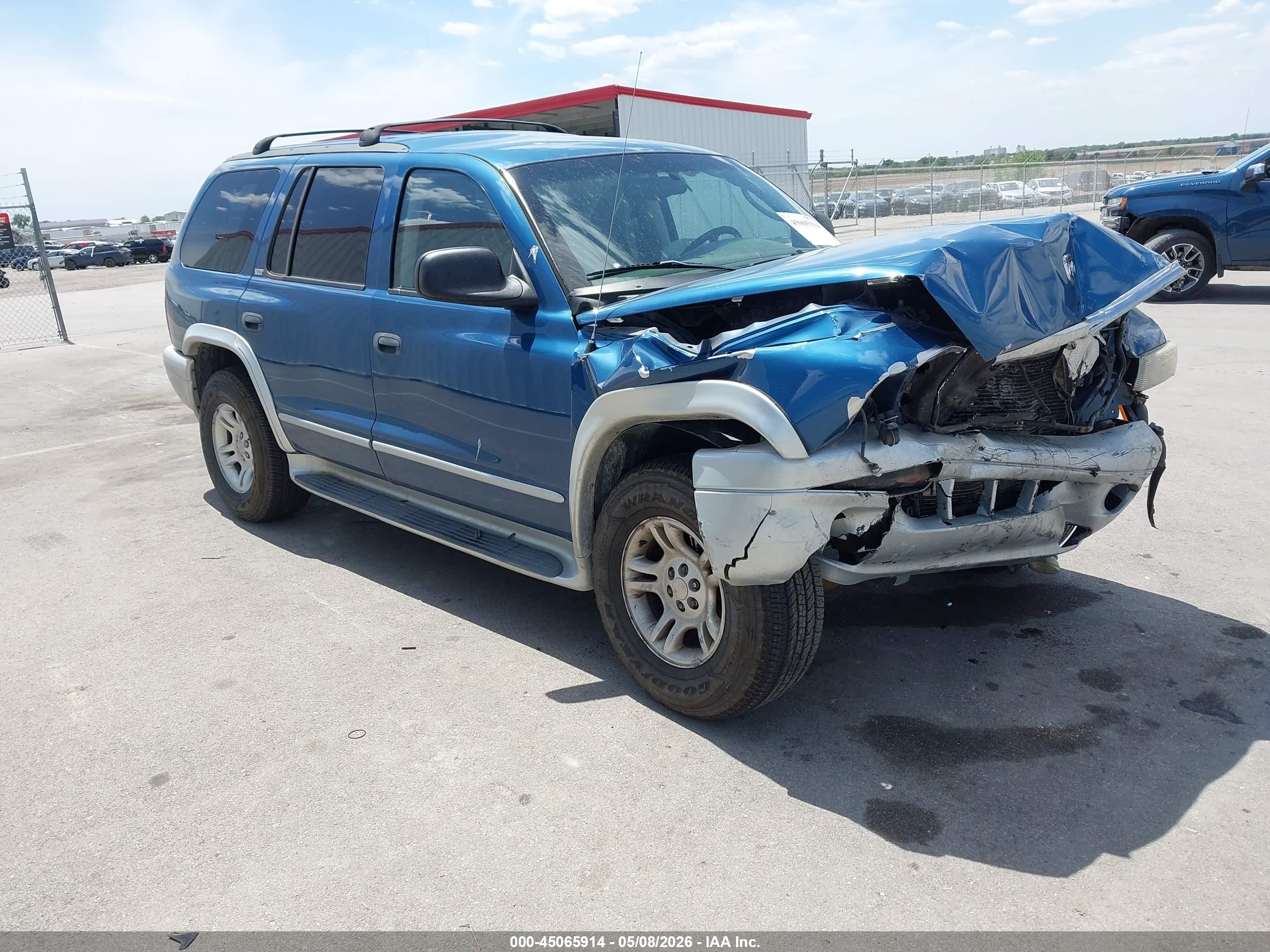 2002 Dodge Durango SLT Plus, VIN 1B4HS58N02F153968 — Перед
