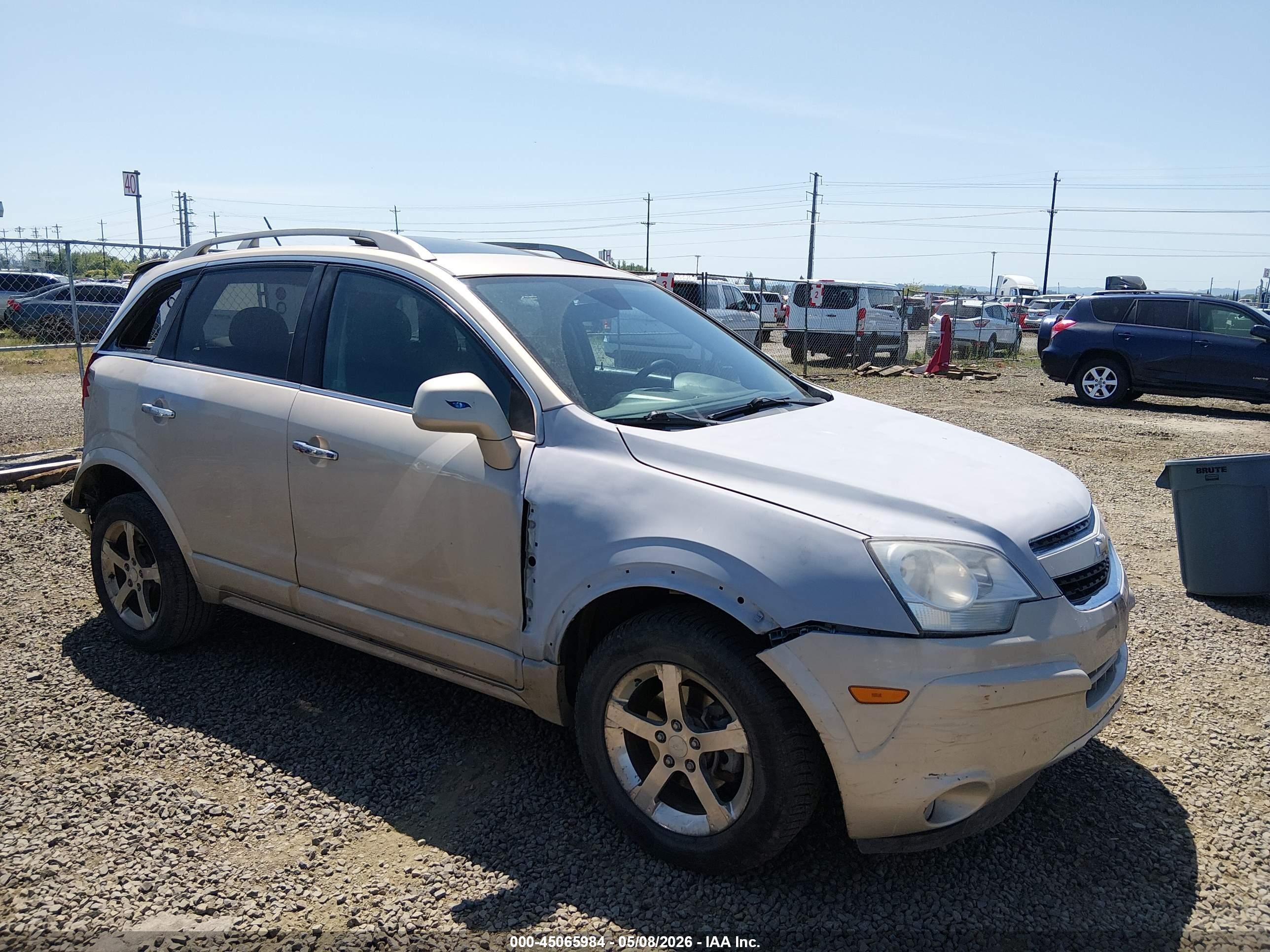 2012 Chevrolet Captiva Sport LT, VIN 3GNAL3E5XCS597566 — Rear end