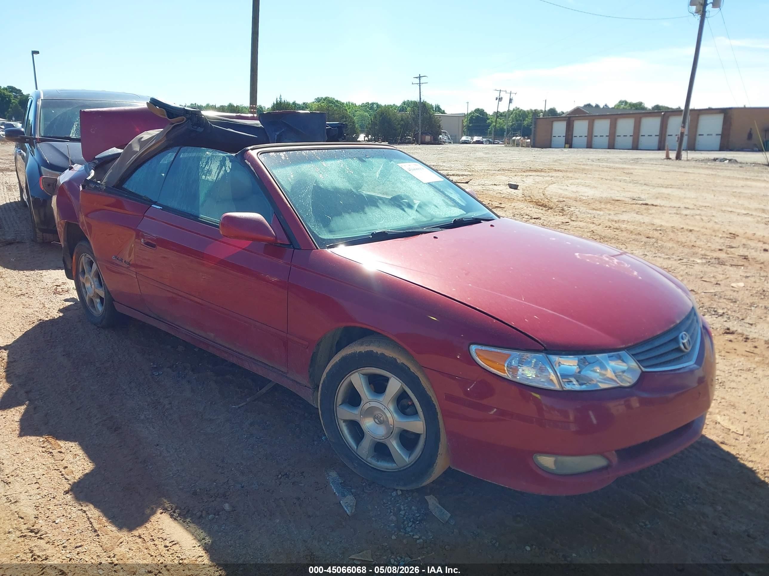 2003 Toyota Solara SLE, VIN 2T1FF28P93C607885 — Rear end