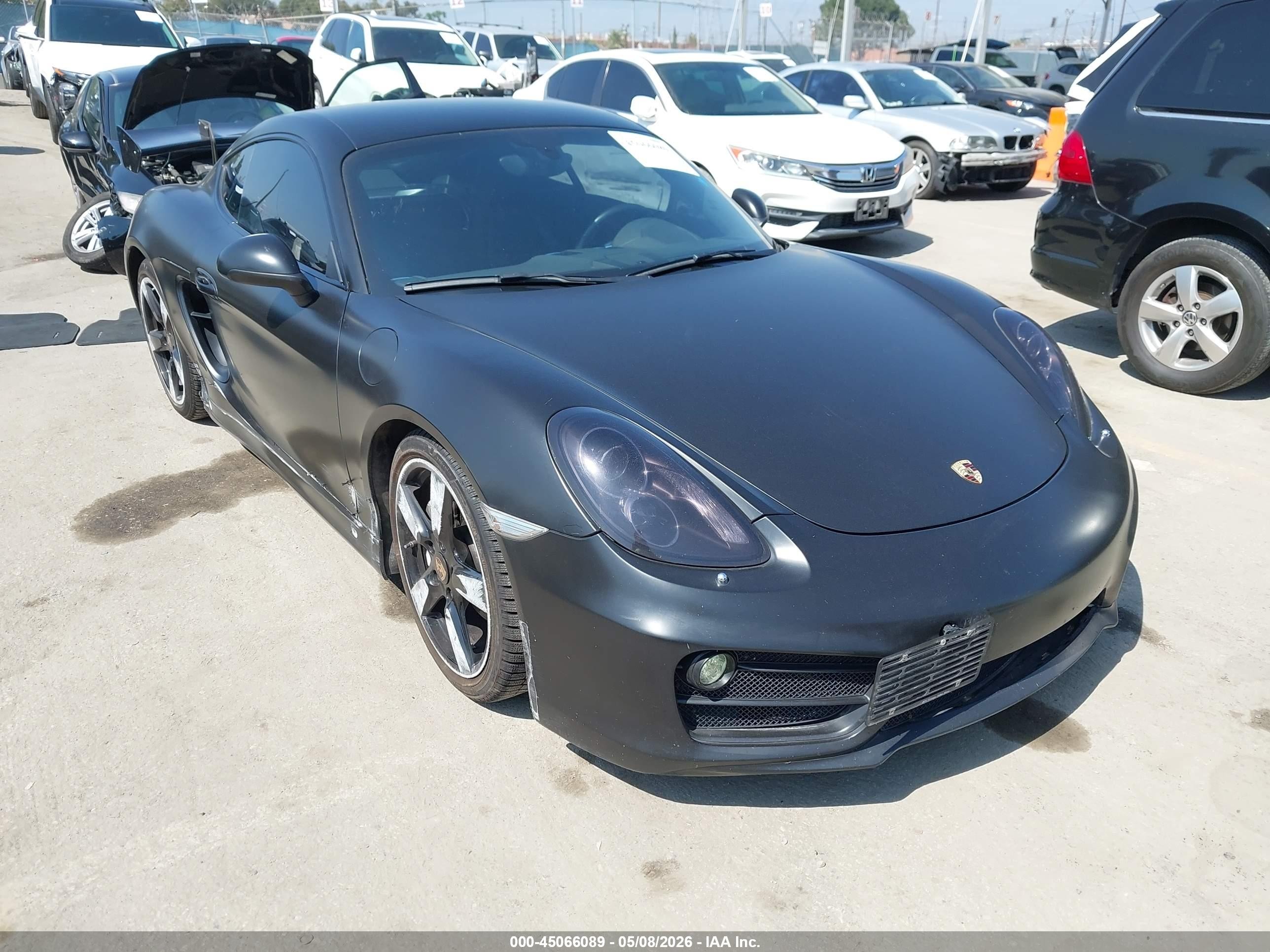 2014 Porsche Cayman, VIN WP0AA2A88EK173035 — Side