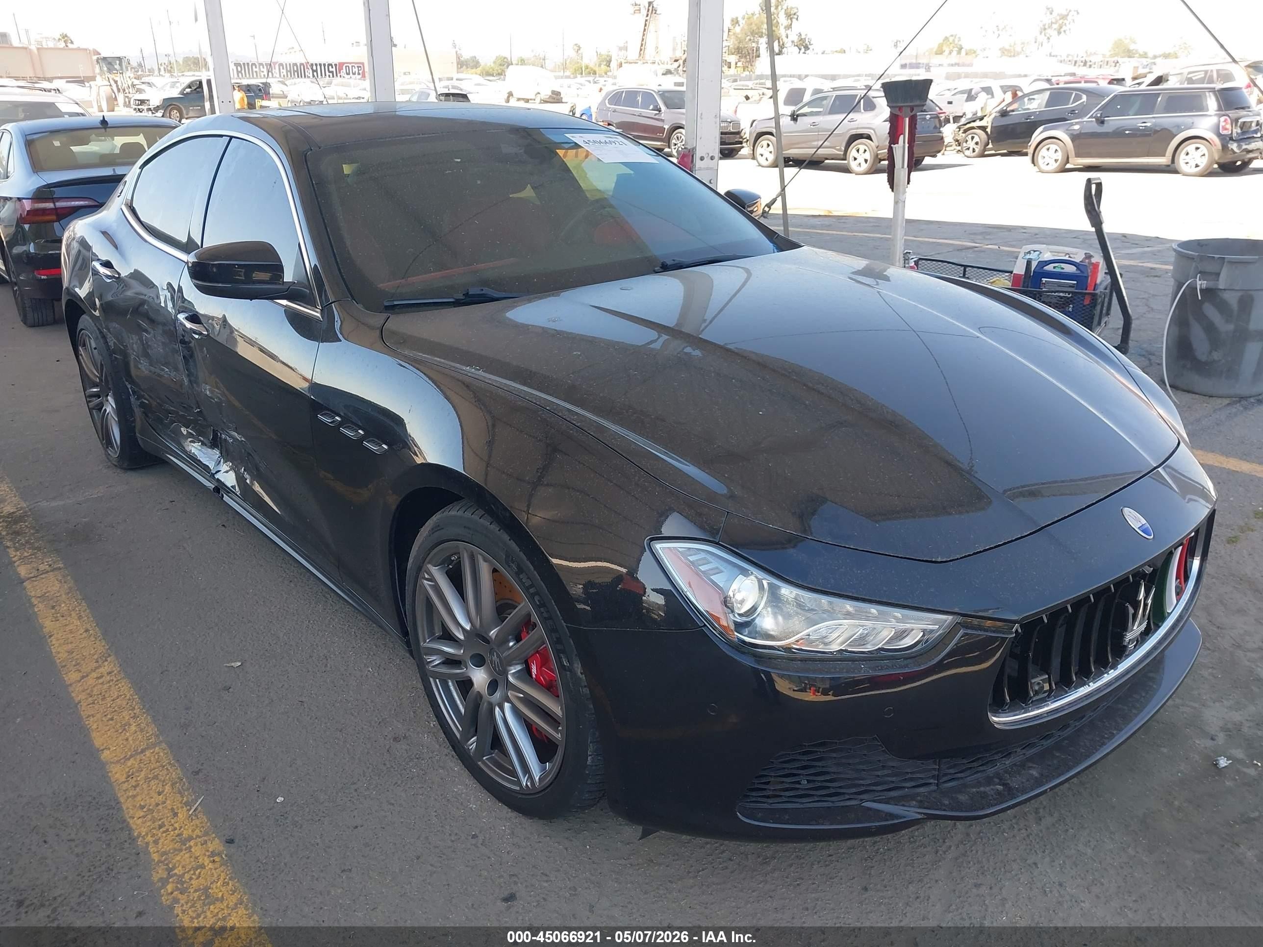 2017 Maserati Ghibli S Q4, VIN ZAM57RTL1H1240879 — Side