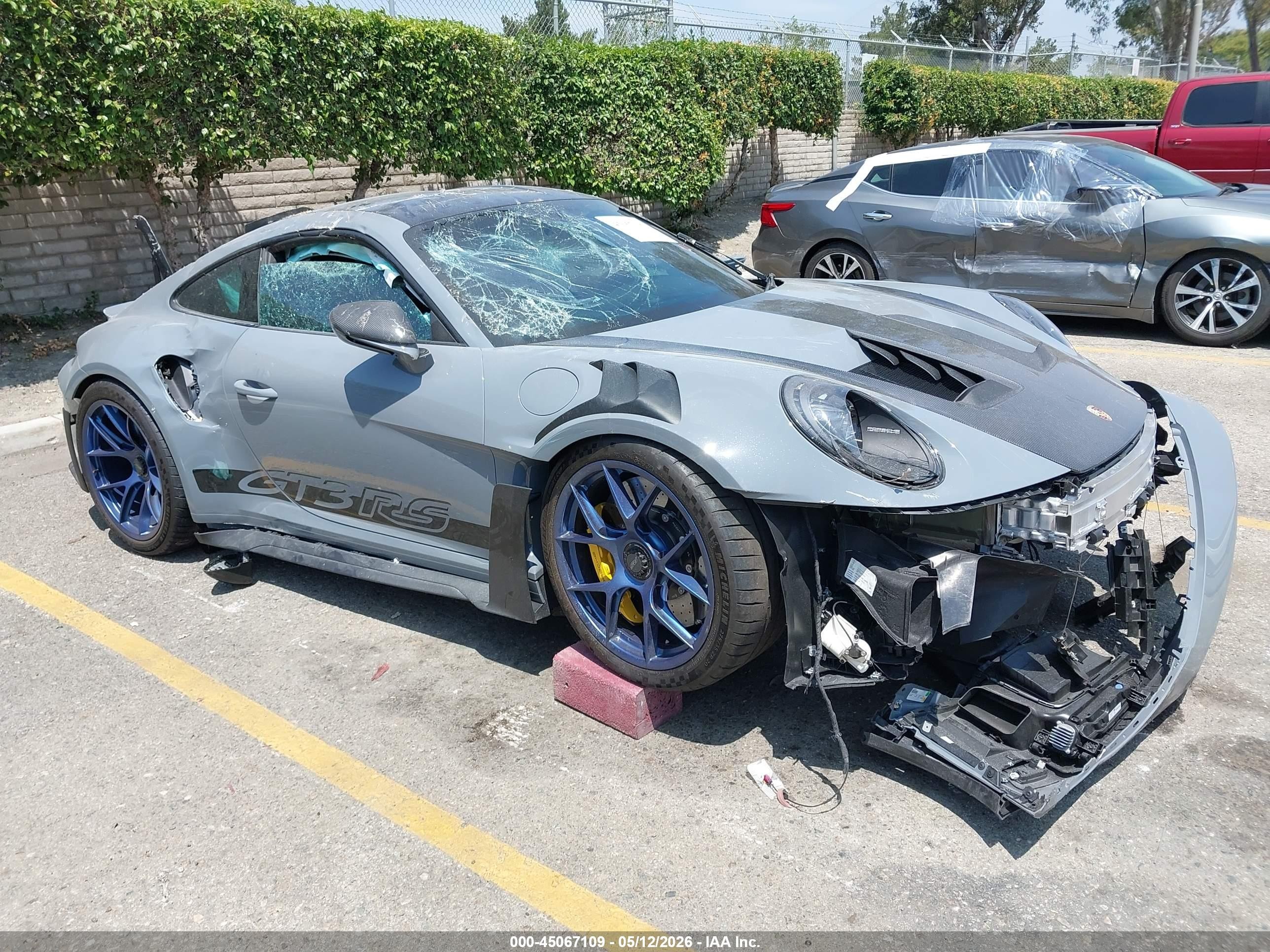 2025 Porsche 911 GT3 RS, VIN WP0AF2A98SS279703 — Rollover