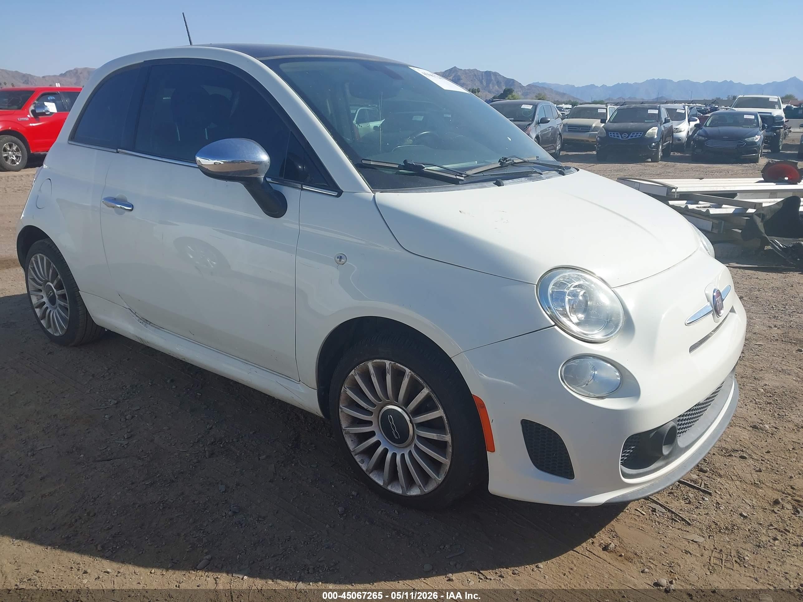 2018 FIAT 500 Lounge, VIN 3C3CFFCH6JT524083 — Обычный износ