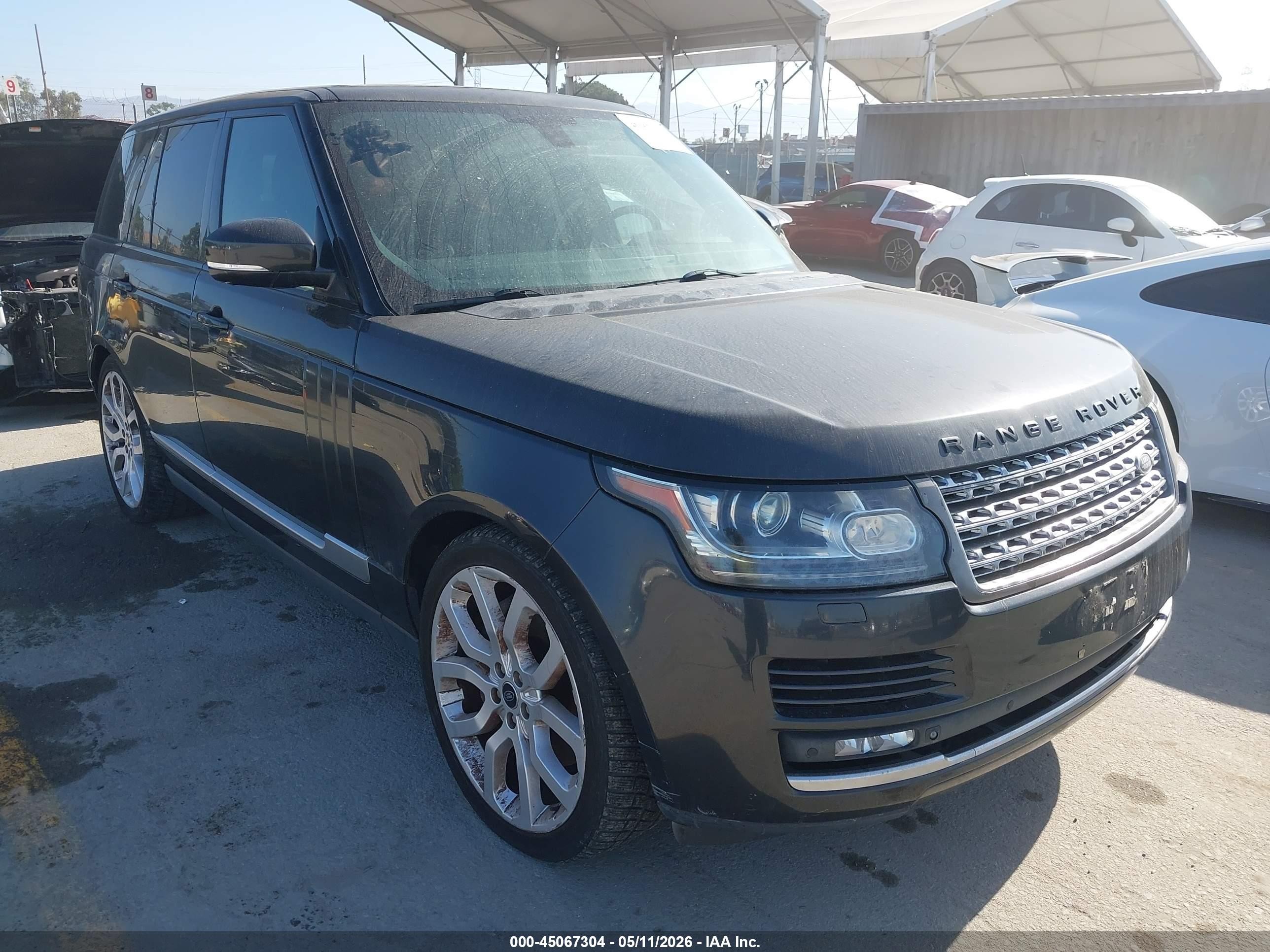 2013 Land Rover Range Rover SC, VIN SALGS2EF5DA124033 — Not stated