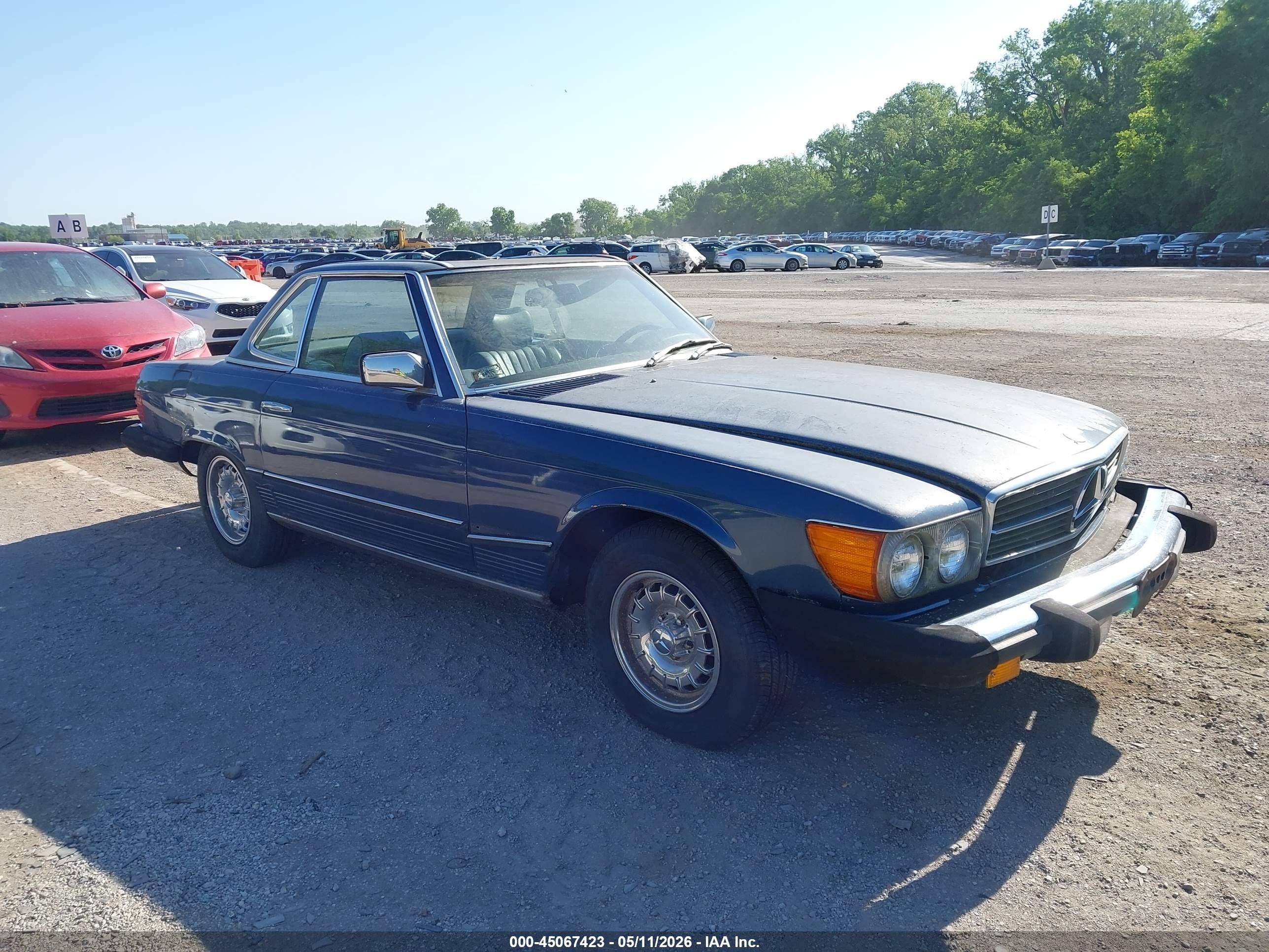 1981 Mercedes-Benz 380 SL, VIN WDBBA45AXBB003007 — Front end