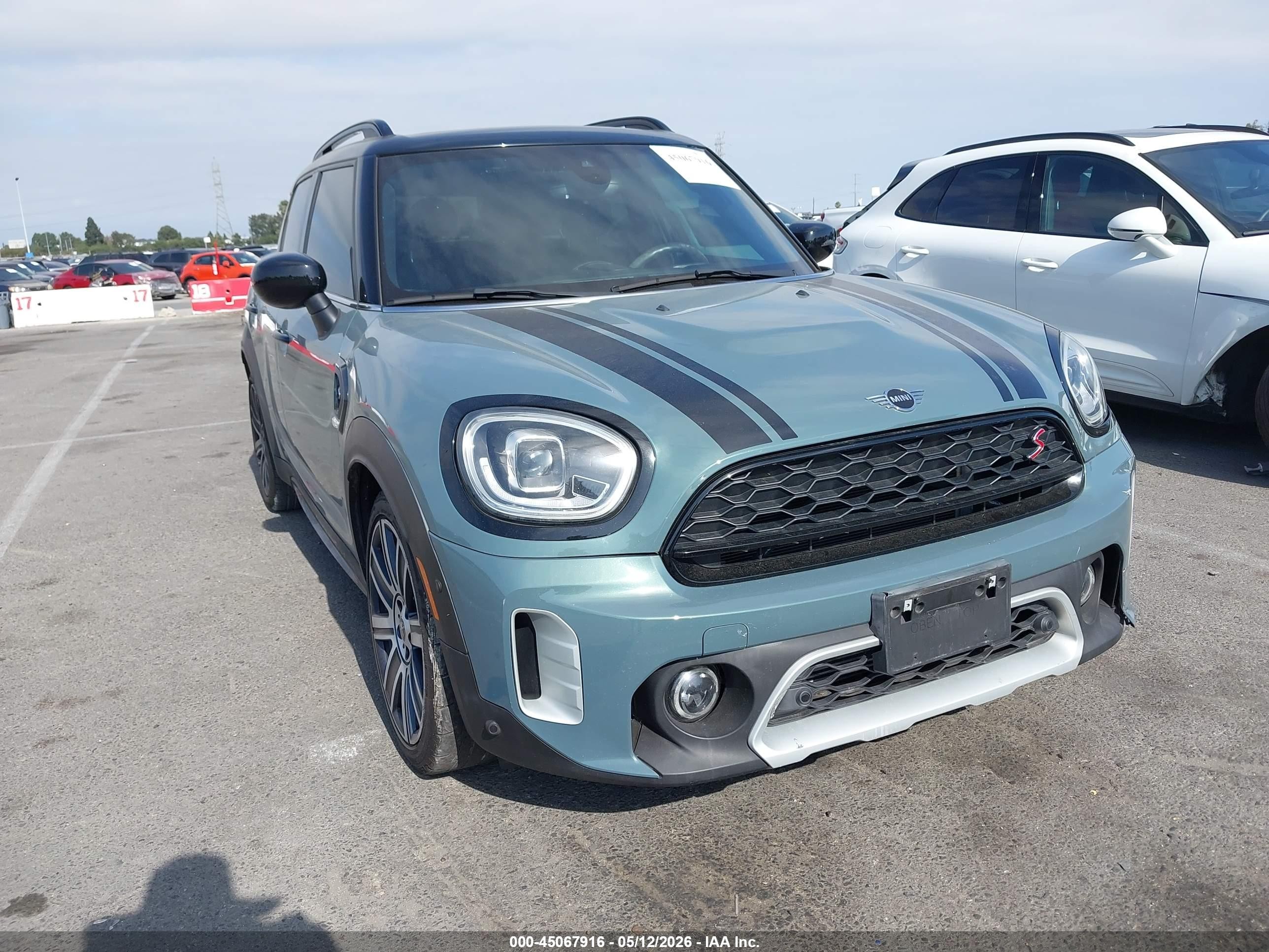 2021 MINI Countryman Cooper S, VIN WMZ53BR08M3M36675 — Front end