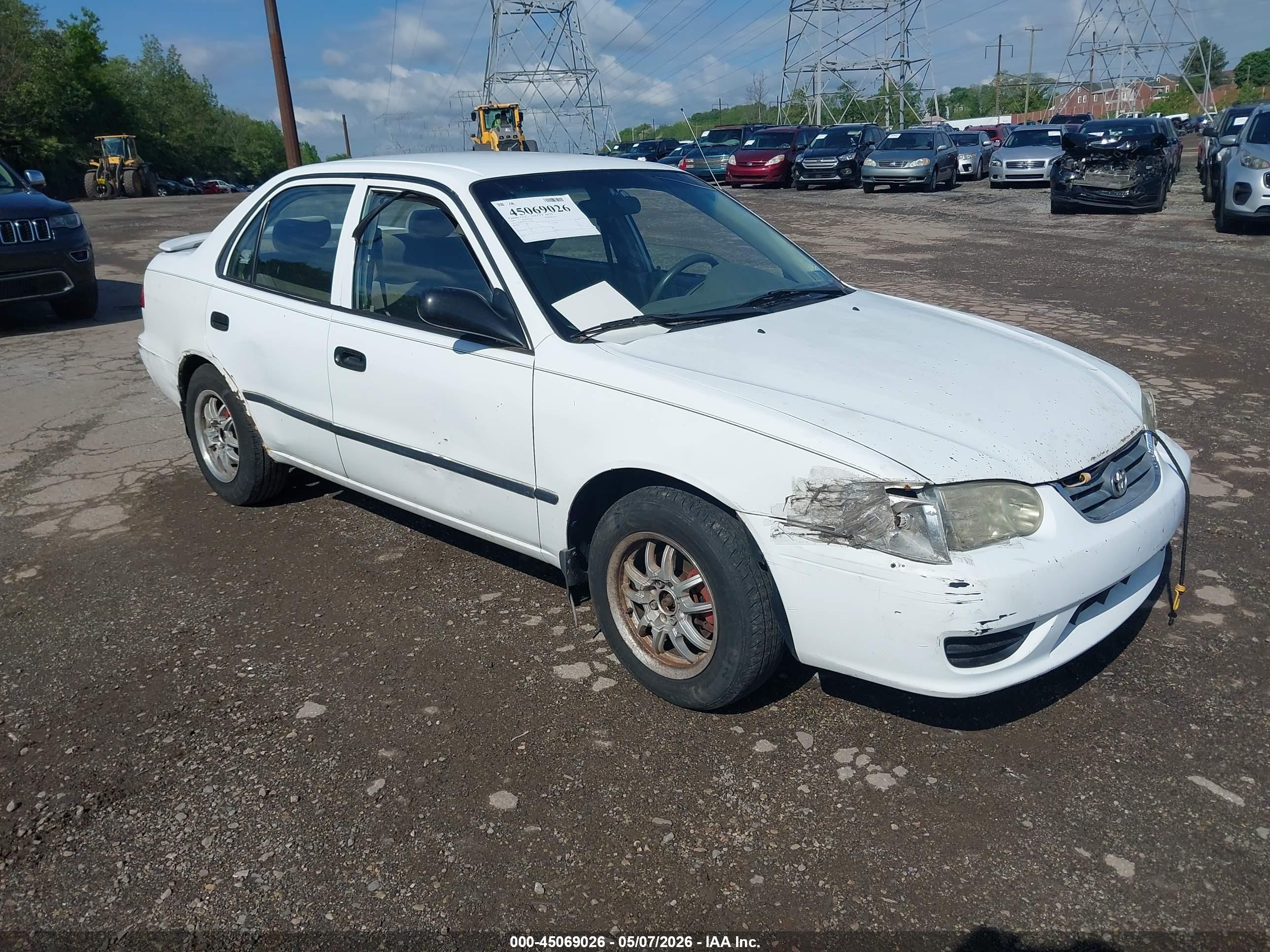 2001 Toyota Corolla CE, VIN 2T1BR12E61C473650 — Normal wear