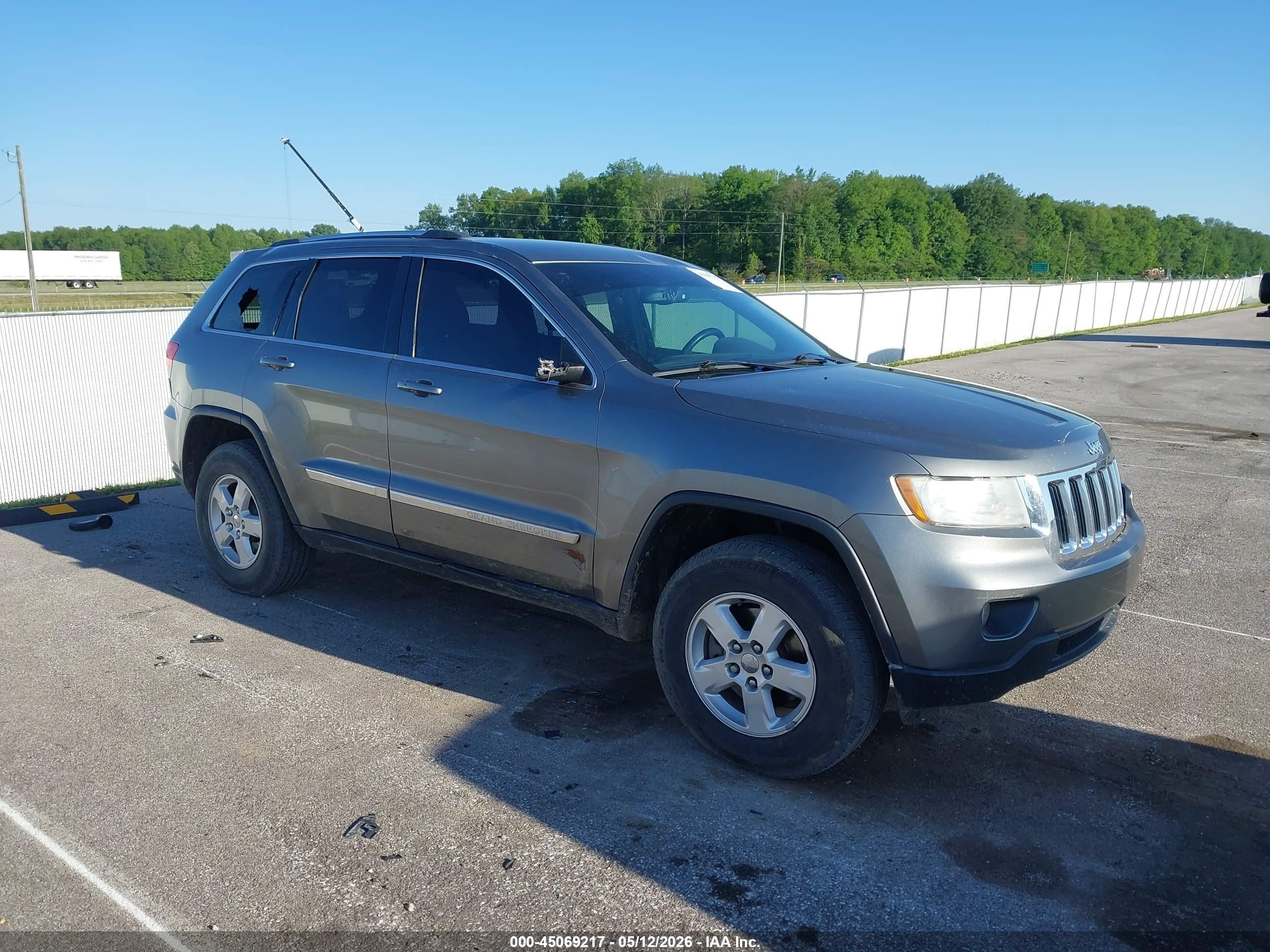2013 Jeep Grand Cherokee Laredo, VIN 1C4RJFAGXDC593986 — Hail