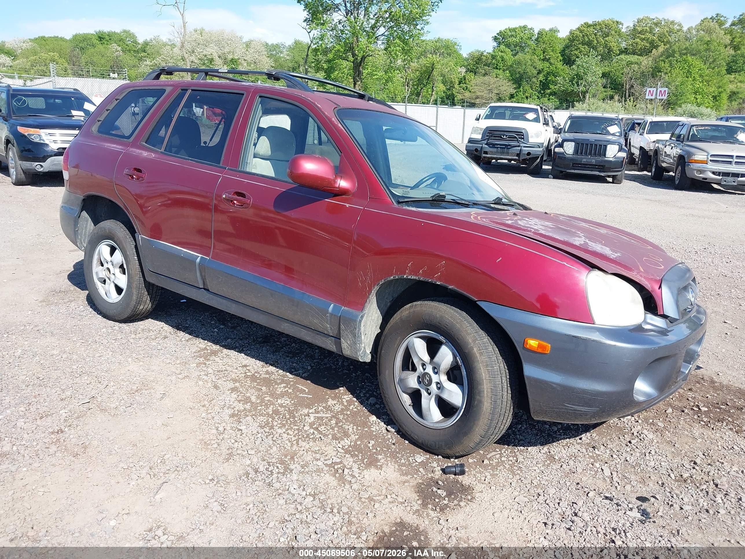 2005 Hyundai Santa Fe GLS, VIN KM8SC73D65U910089 — Зад