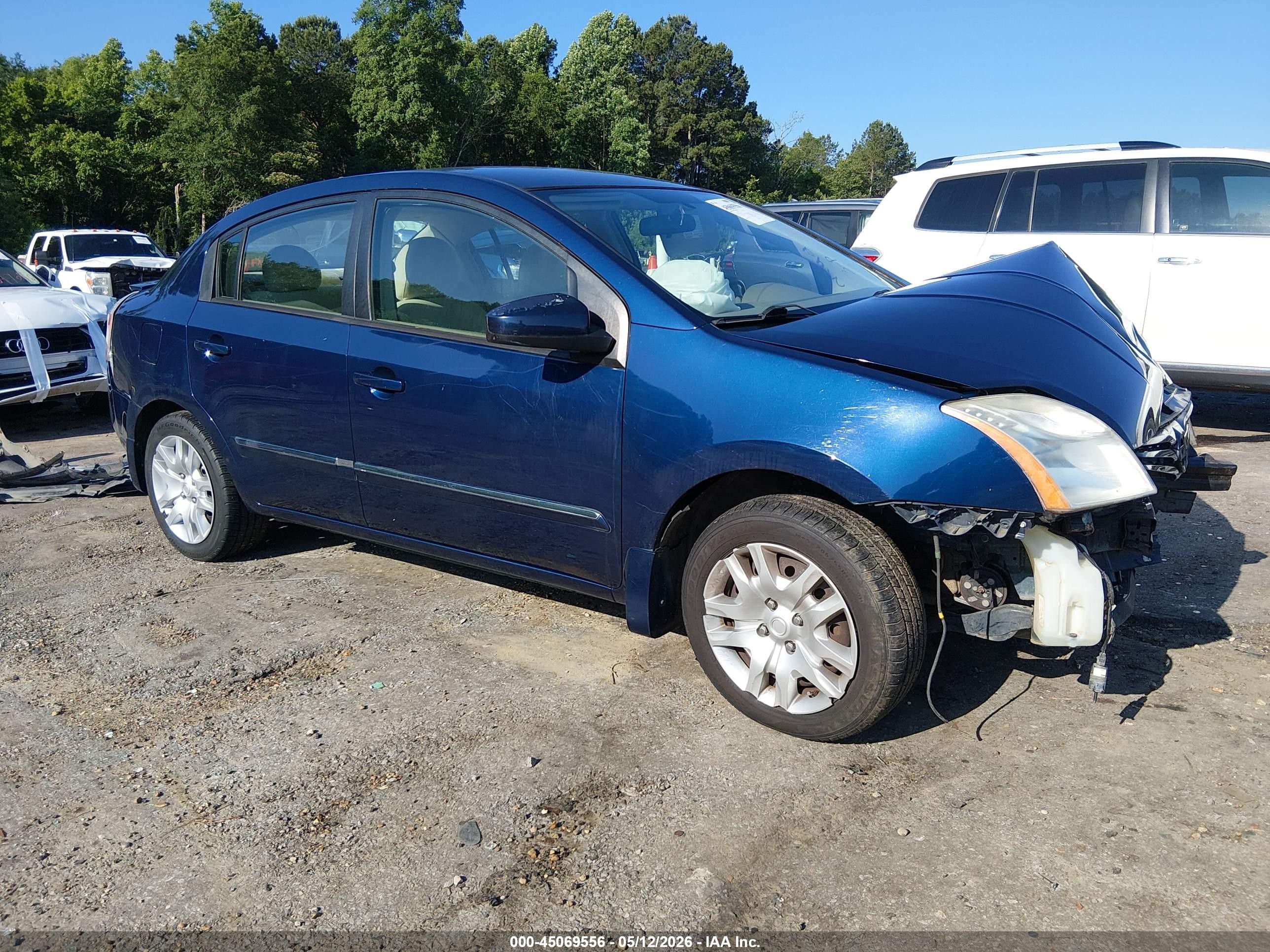 2012 Nissan Sentra S, VIN 3N1AB6AP6CL735864 — Front end