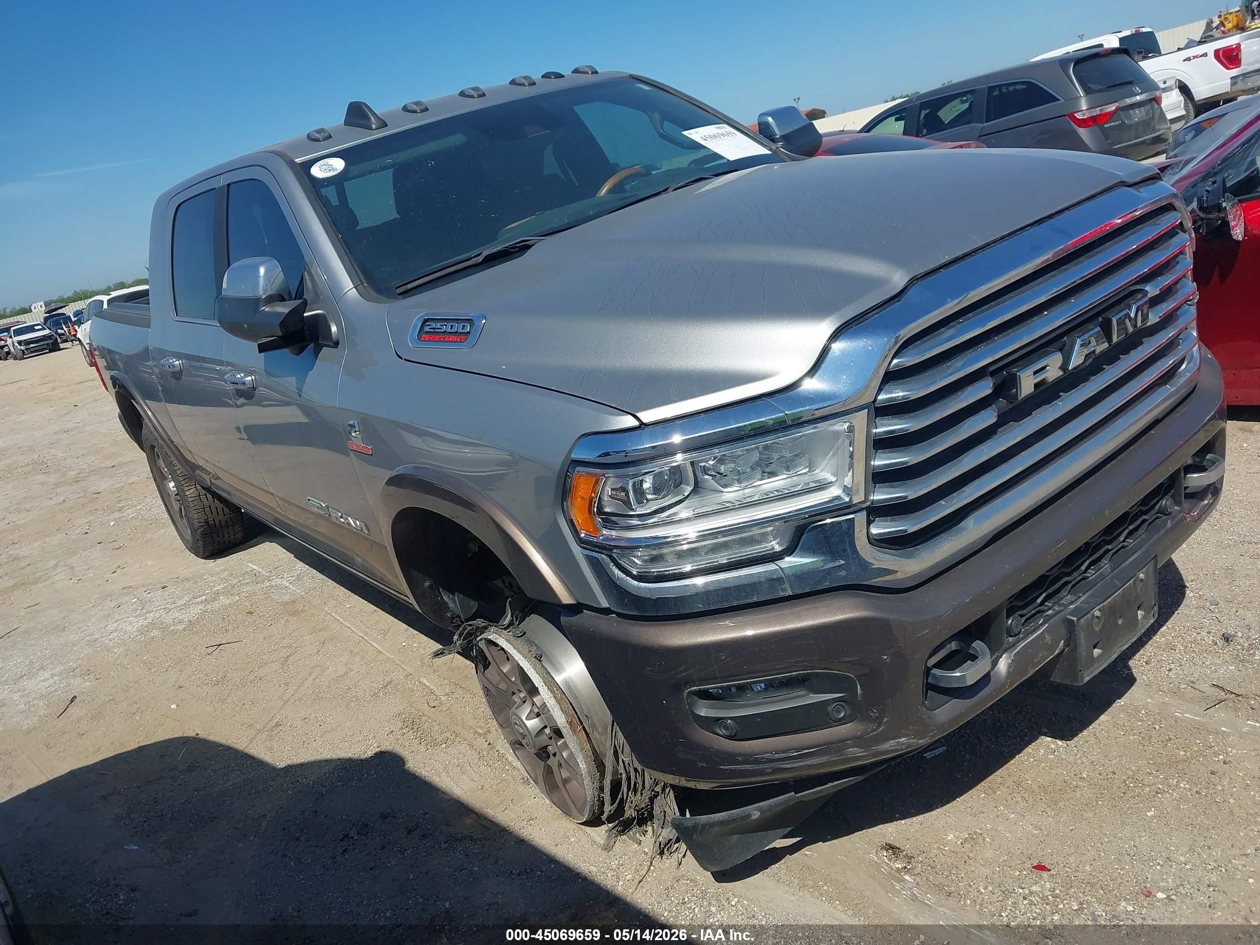 2022 Ram 2500 Longhorn, VIN 3C6UR5PL7NG183346 — Theft recovery