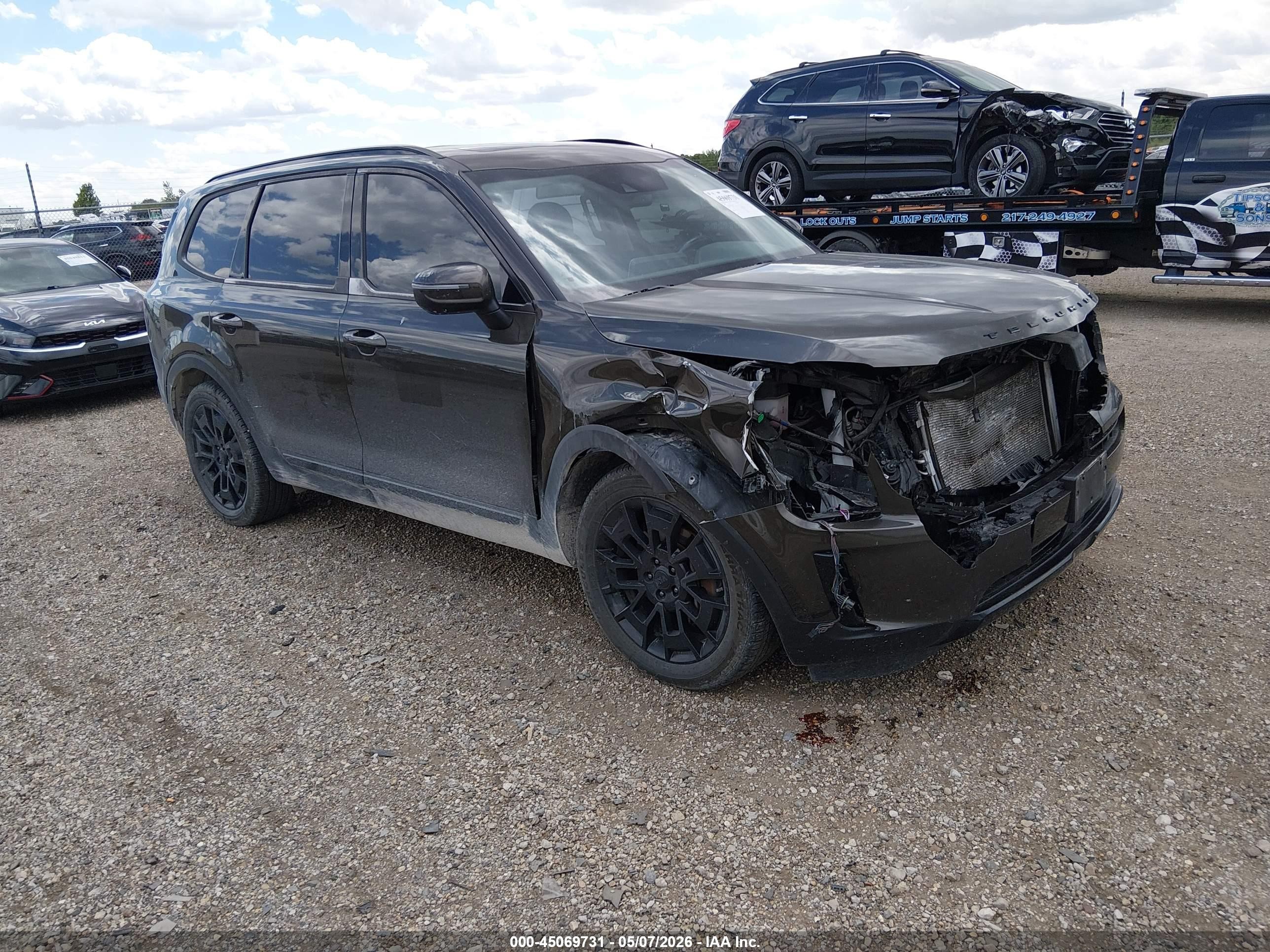 2021 Kia Telluride EX, VIN 5XYP3DHC6MG178989 — Front end