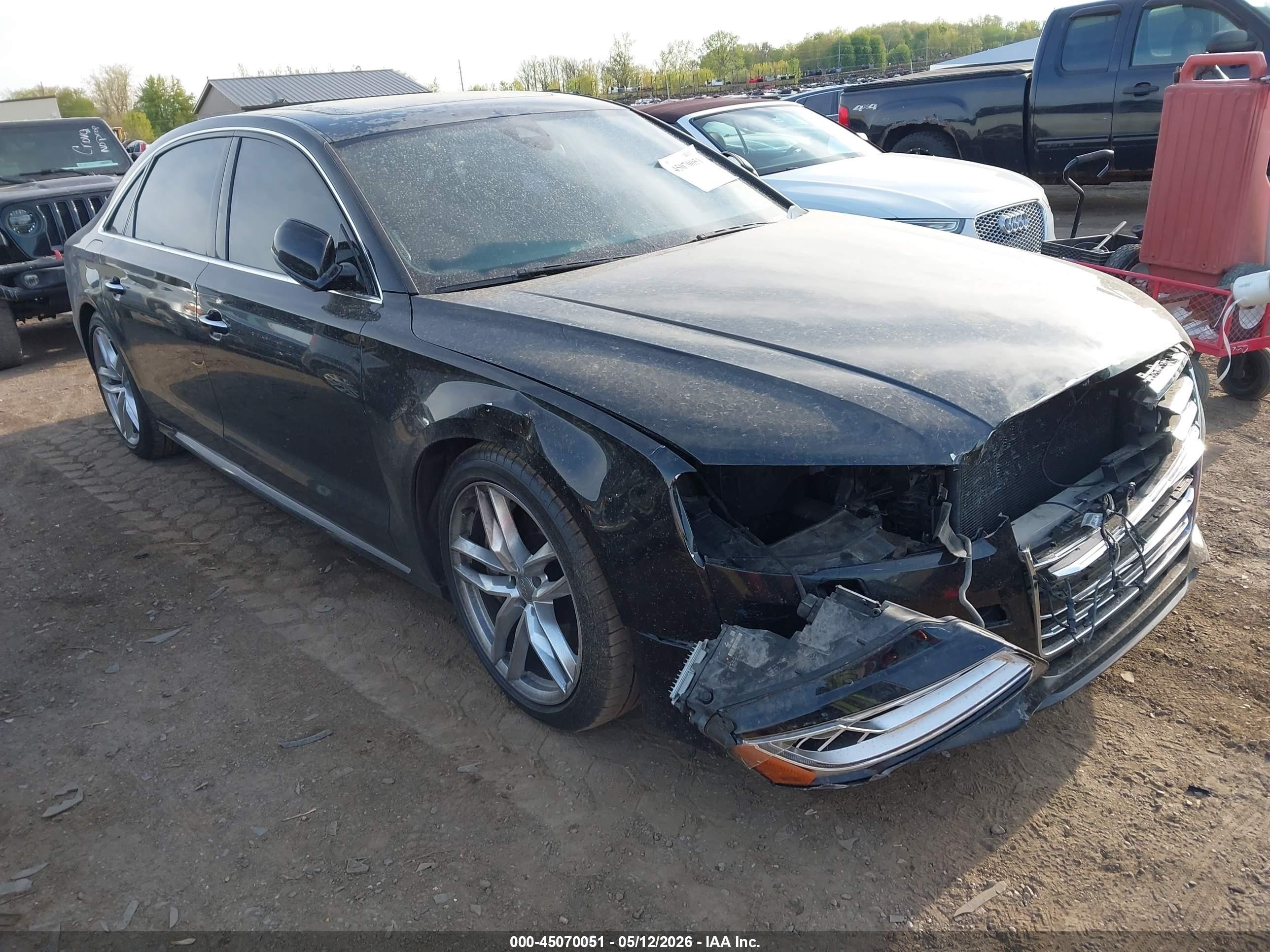 2016 Audi A8 Sport, VIN WAU43AFD6GN005612 — Front end
