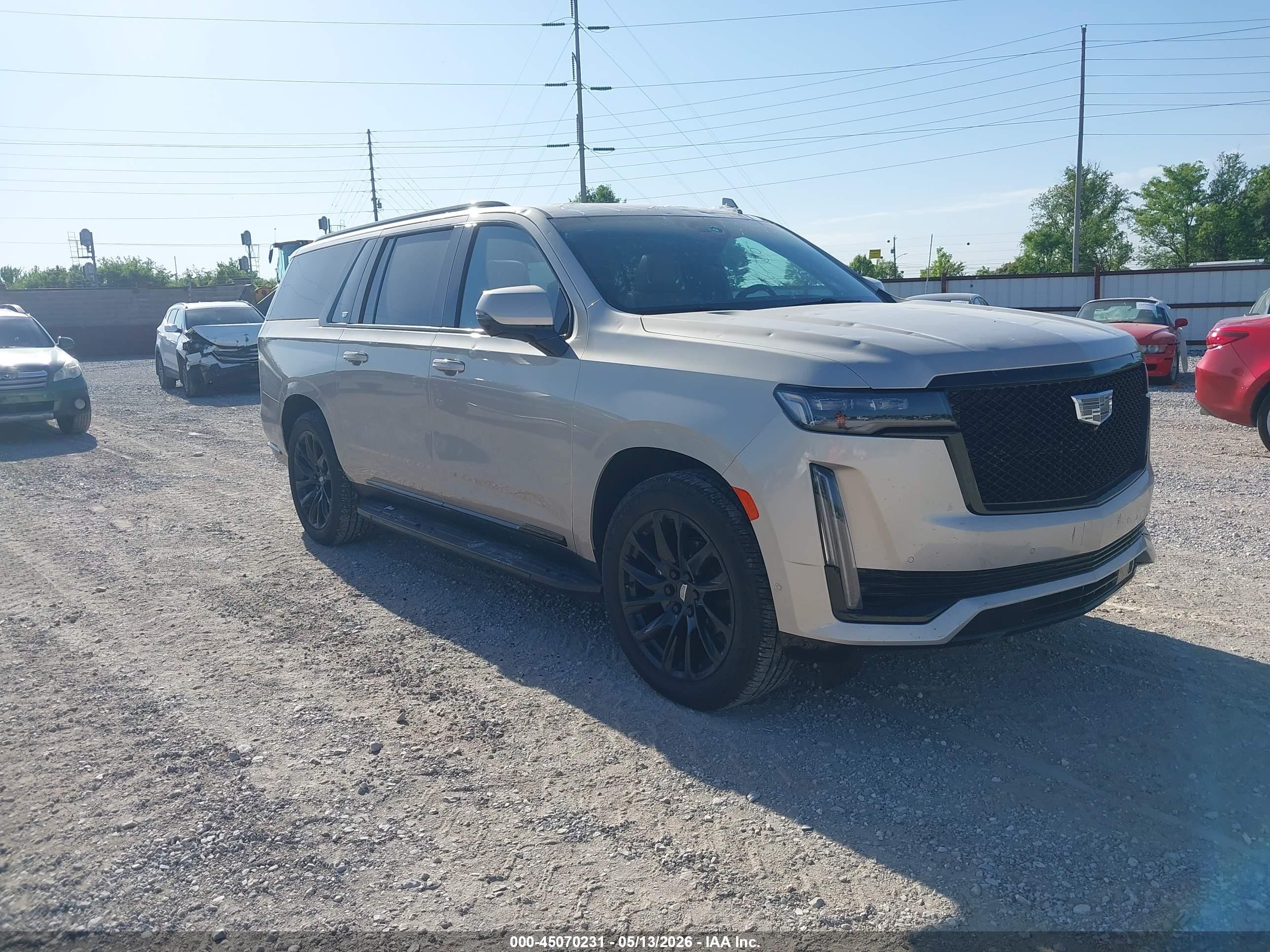 2022 Cadillac Escalade ESV, VIN 1GYS4PKT7NR171080 — Hail