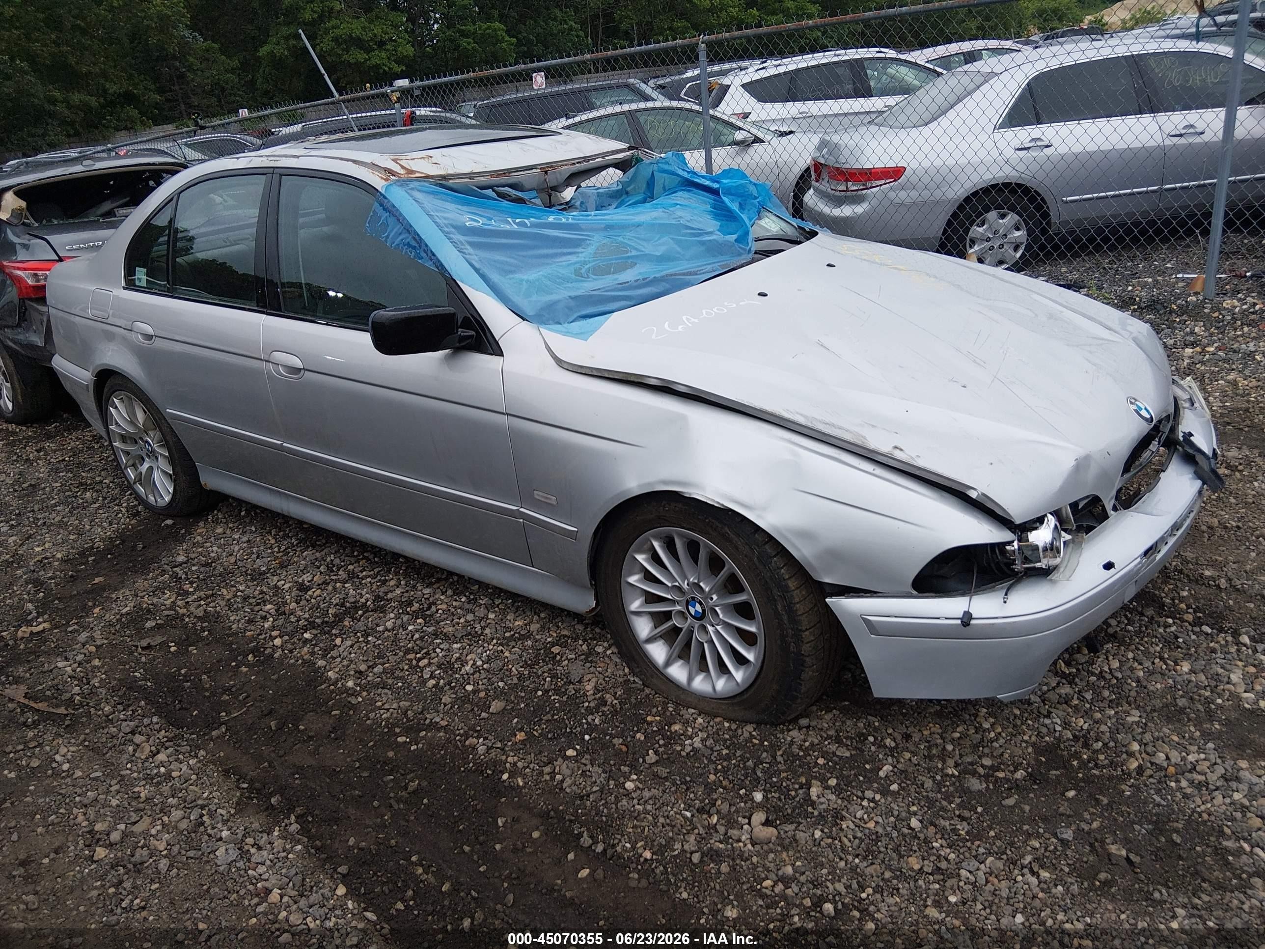 2002 BMW 5 Series 540i, VIN WBADN53472GC98751 — Перед