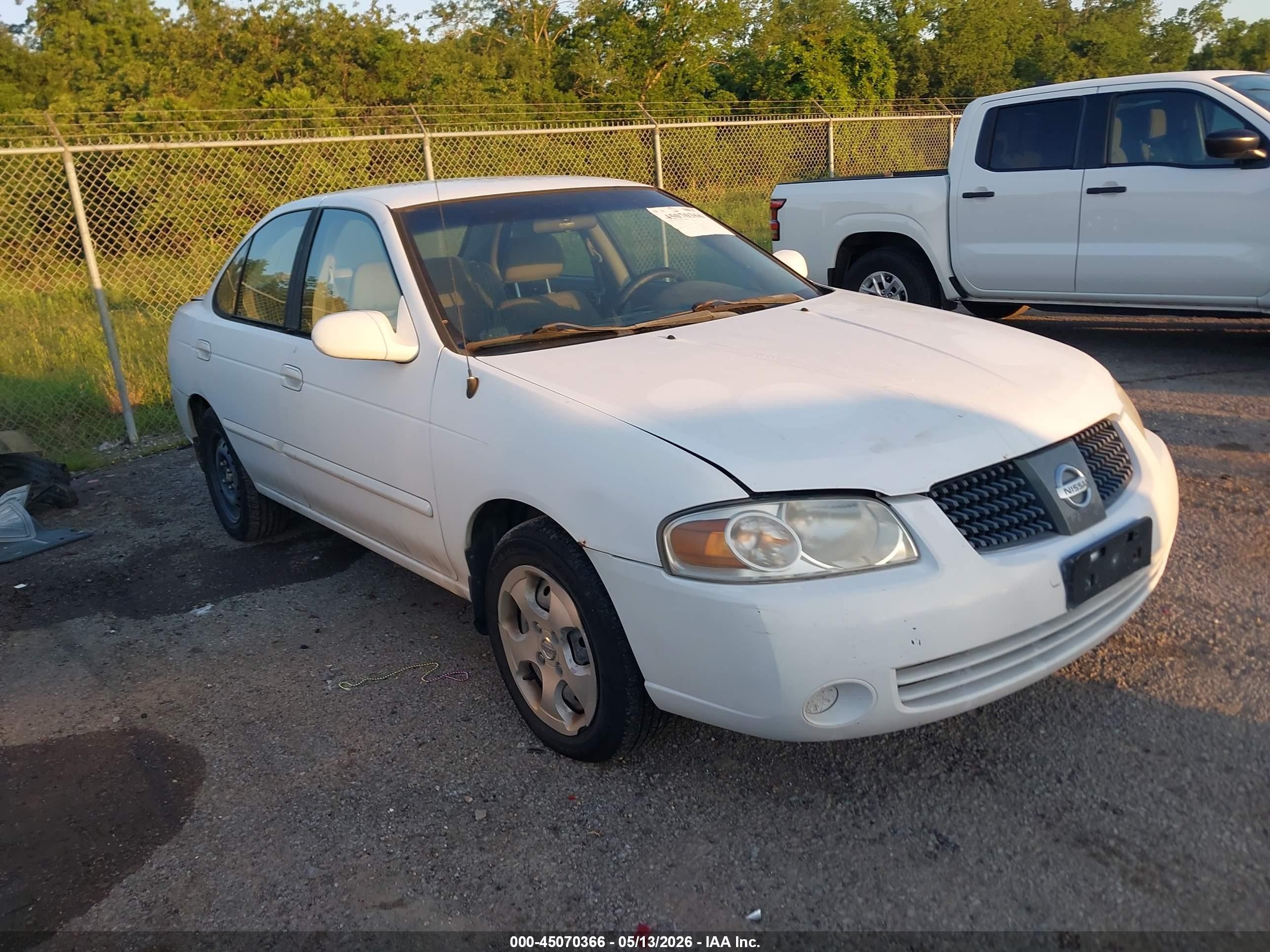 2004 Nissan Sentra, VIN 3N1CB51D44L875826 — Rear end