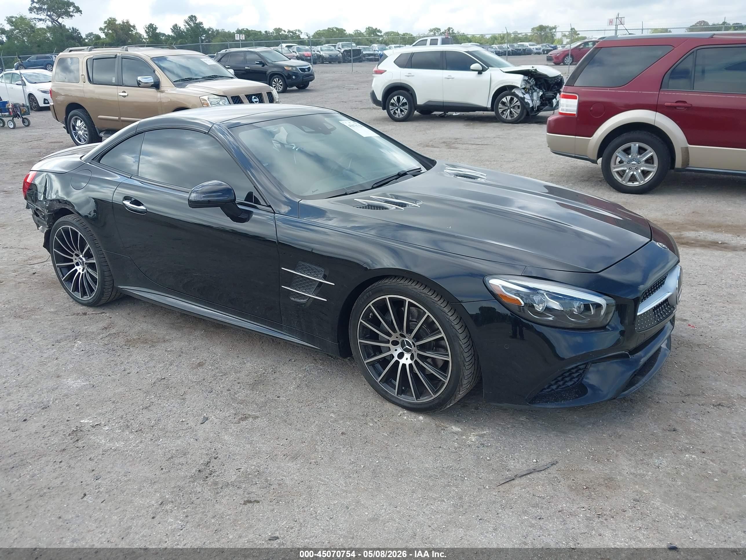 2017 Mercedes-Benz SL 450, VIN WDDJK6GA4HF043786 — Rear end