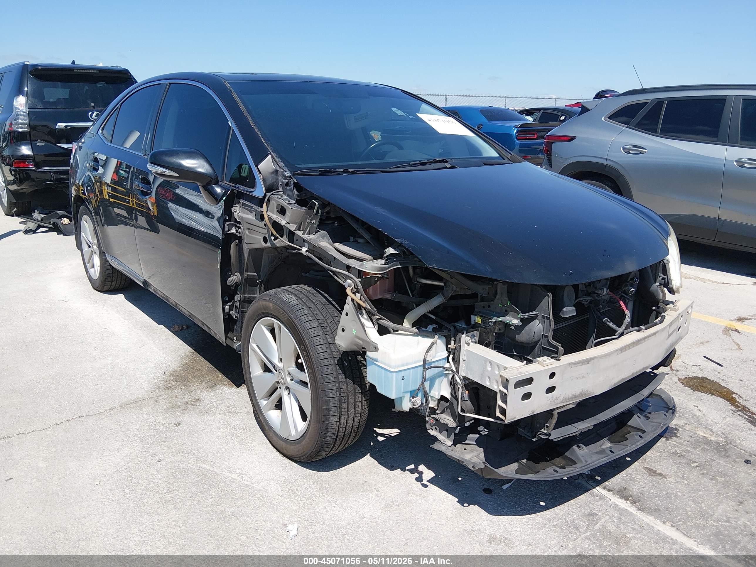 2011 Lexus HS 250h, VIN JTHBB1BAXB2043359 — Front end