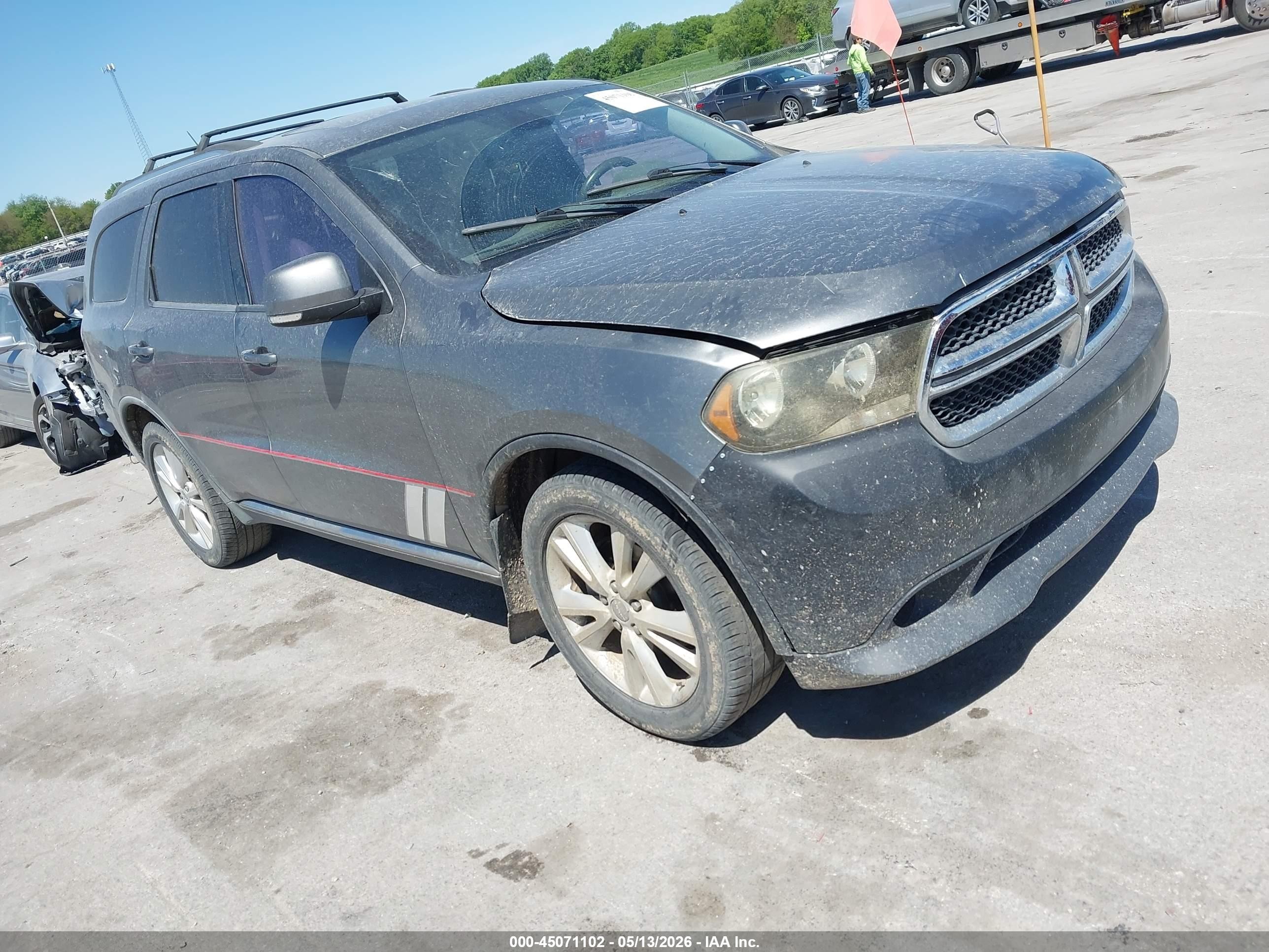 2012 Dodge Durango Crew, VIN 1C4RDJDG5CC198148 — Rear end