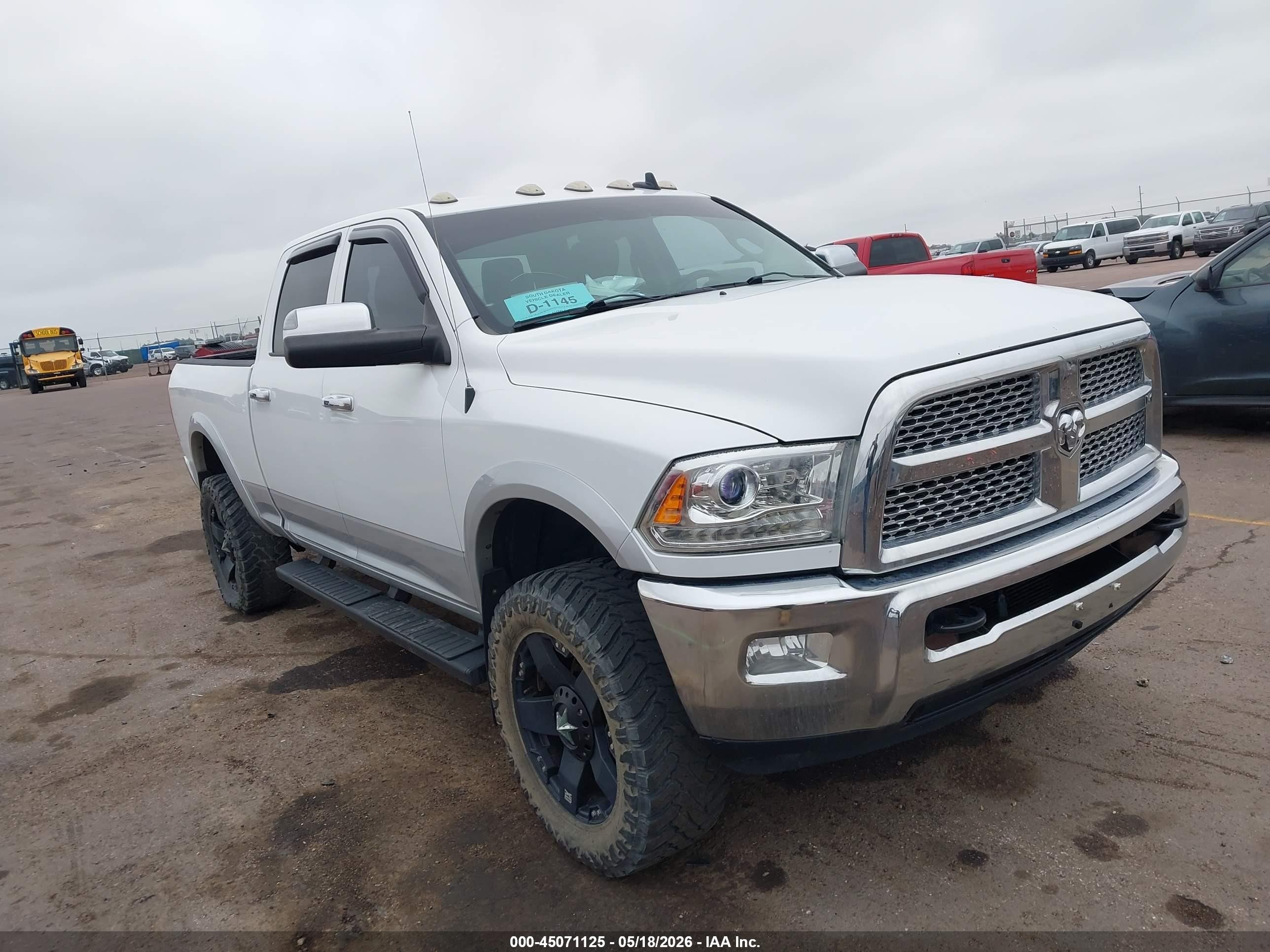 2015 Ram 2500 Laramie, VIN 3C6UR5FL2FG603467 — Fresh water flood
