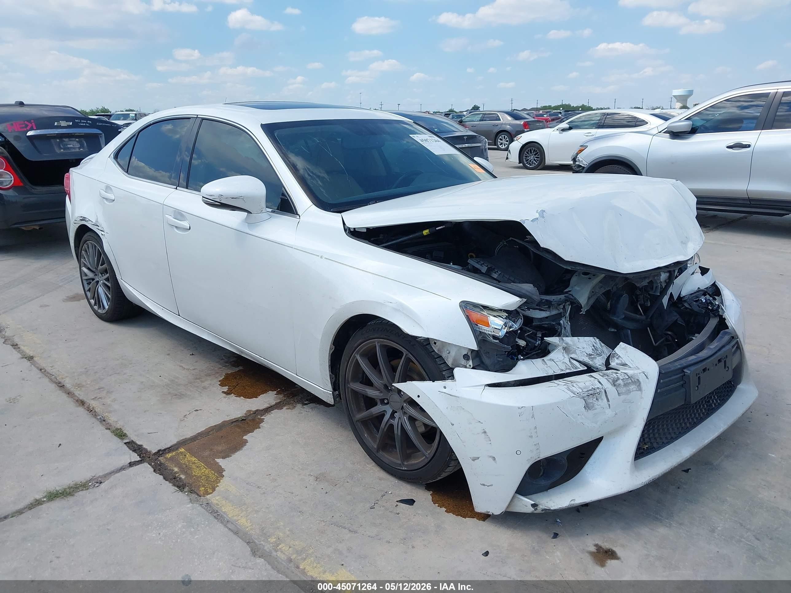 2015 Lexus IS 250, VIN JTHBF1D29F5053864 — Front end