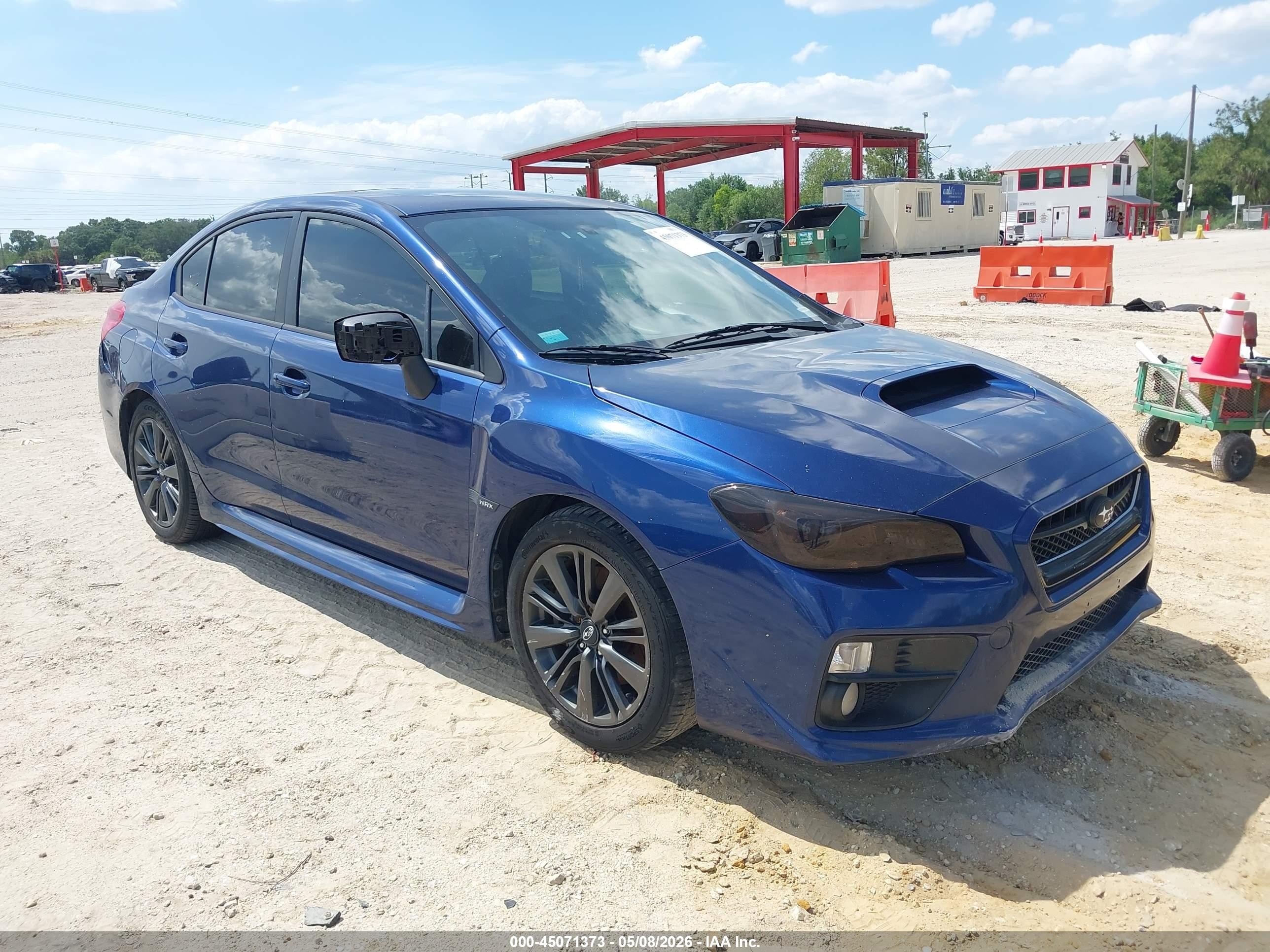 2015 Subaru WRX Limited, VIN JF1VA1J66F9817222 — Normal wear