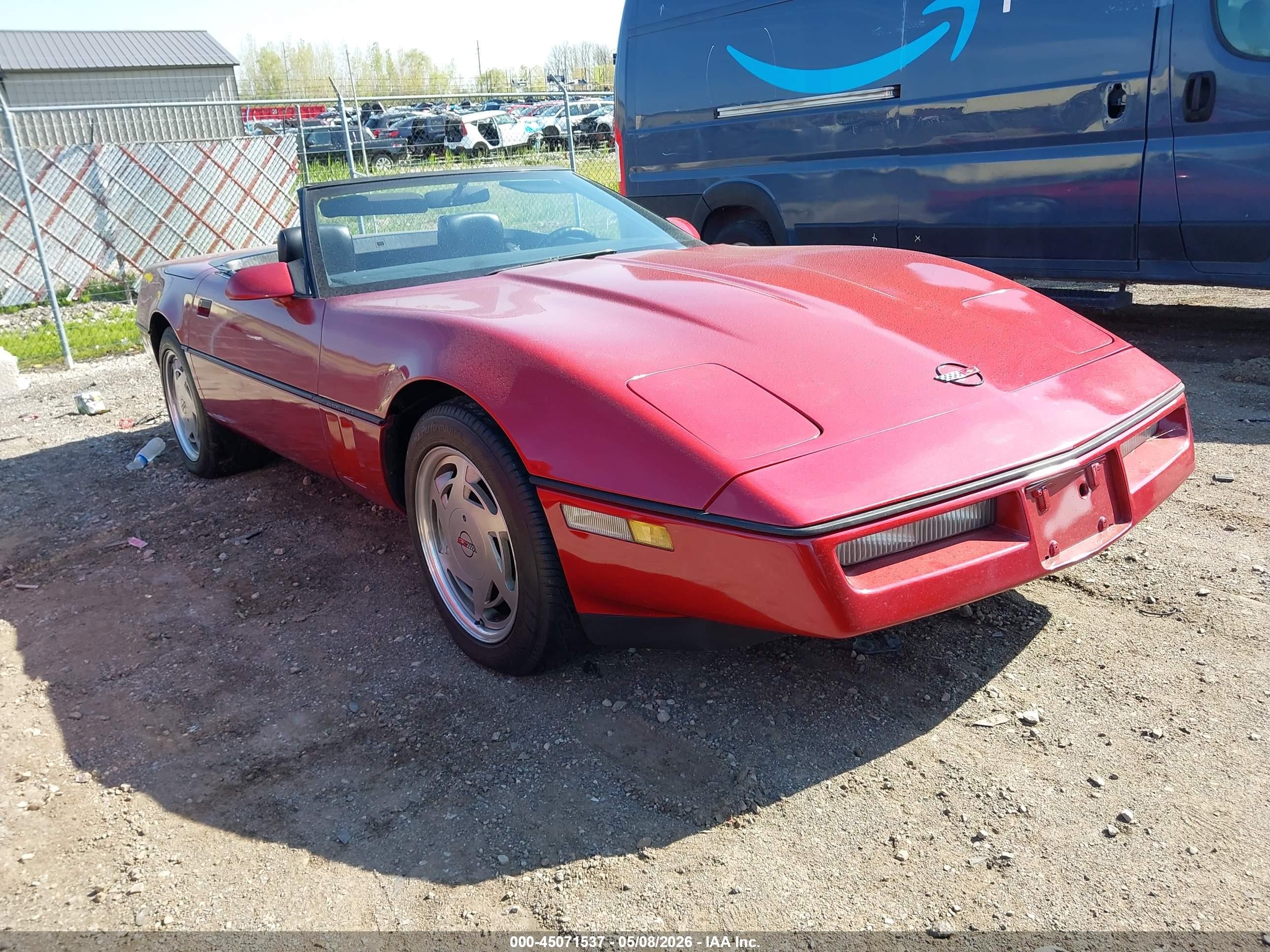 1989 Chevrolet Corvette, VIN 1G1YY3186K5123642 — Normal wear