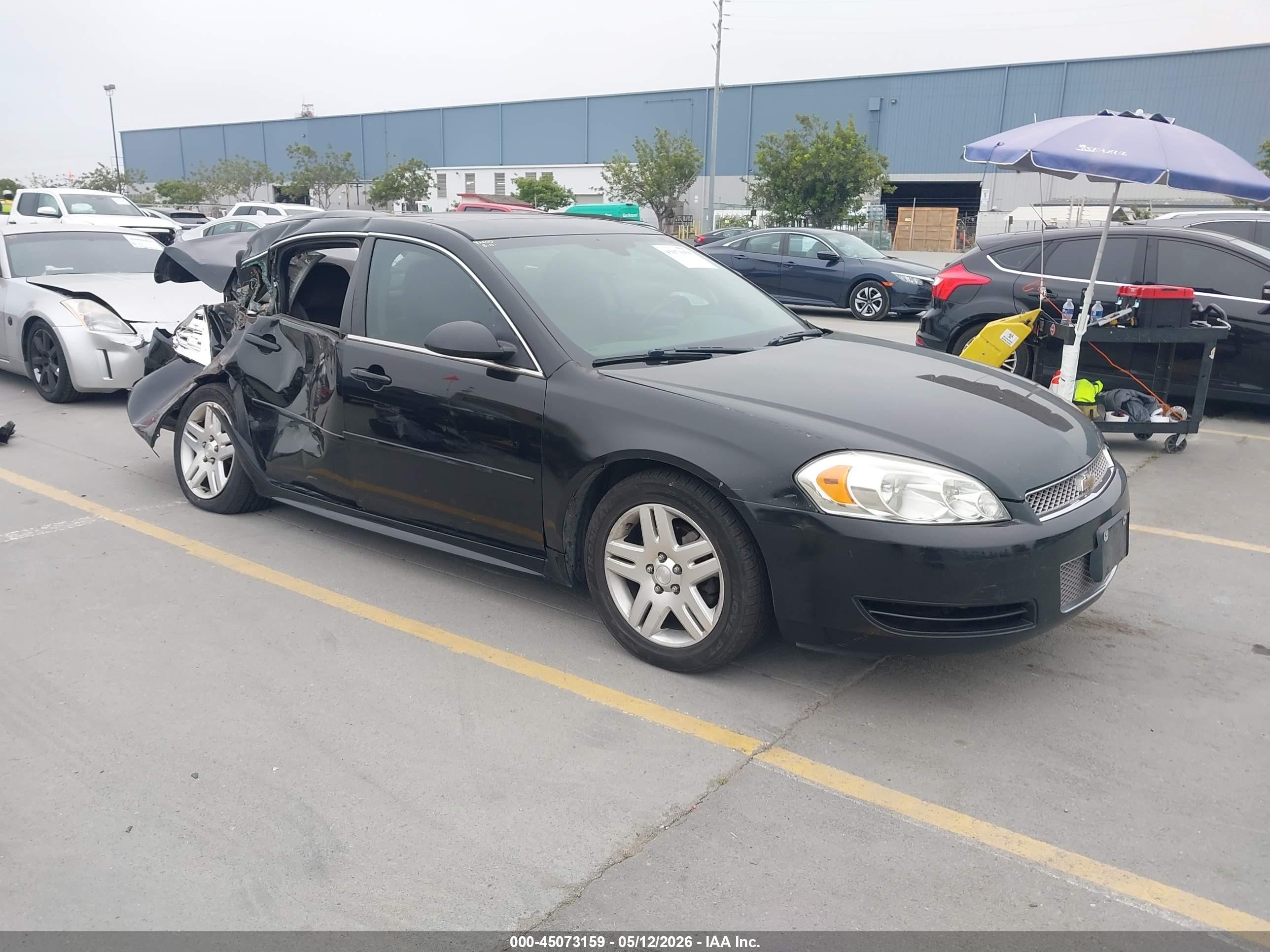 2012 Chevrolet Impala LT Fleet, VIN 2G1WG5E38C1211812 — Rear end