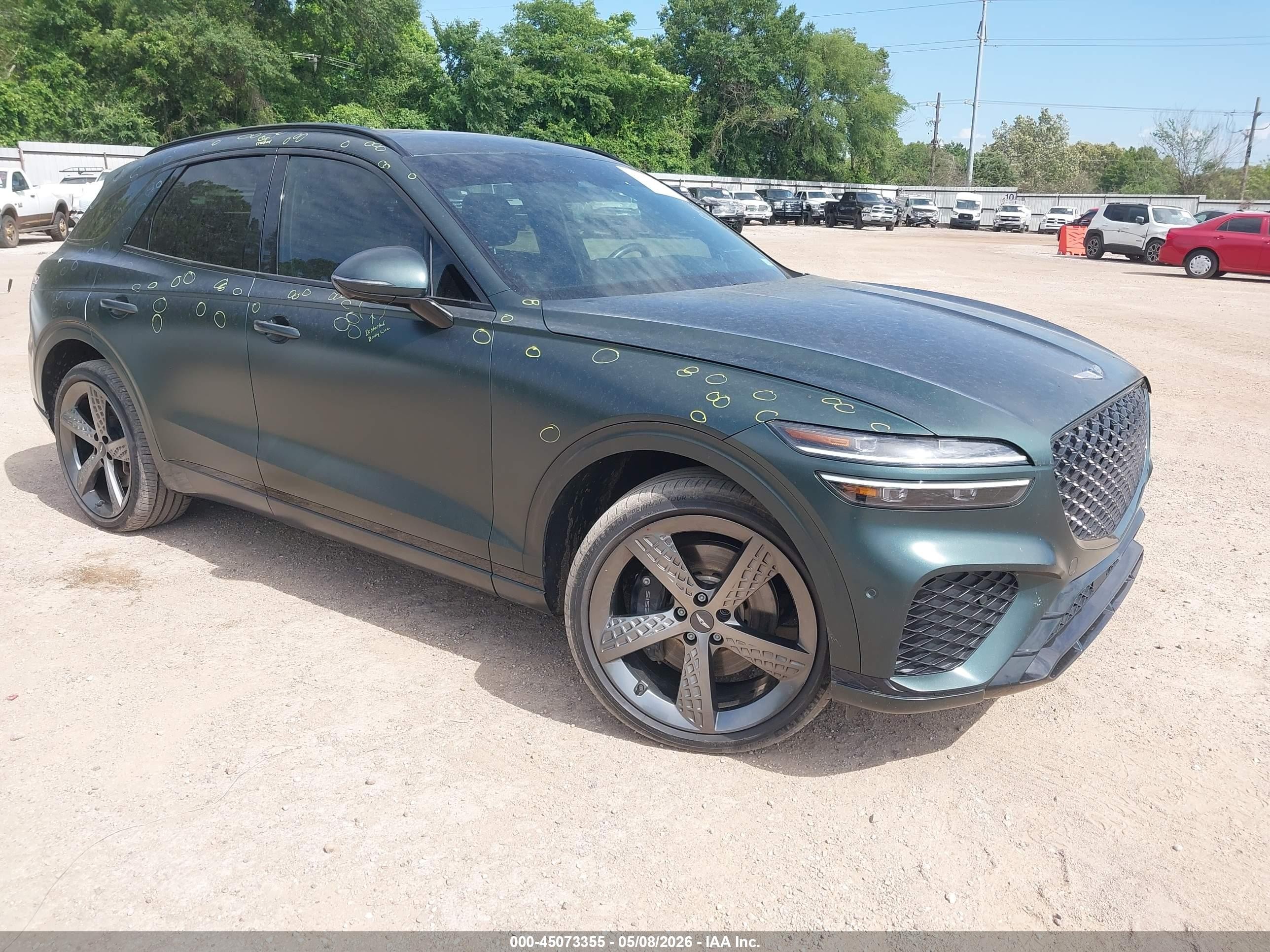 2022 Genesis GV70 Sport, VIN KMUMCDTC8NU039681 — Hail