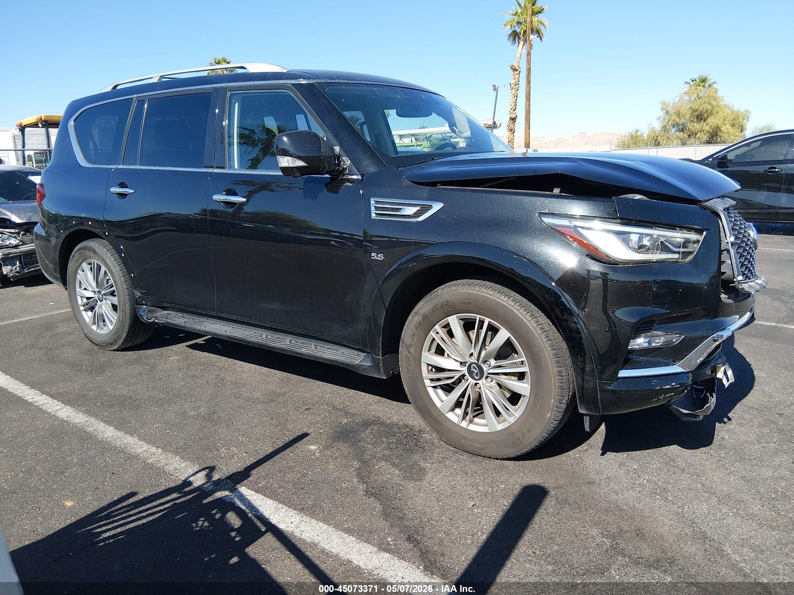 2020 Infiniti QX80 Luxe, VIN JN8AZ2NF7L9701139 — Front end