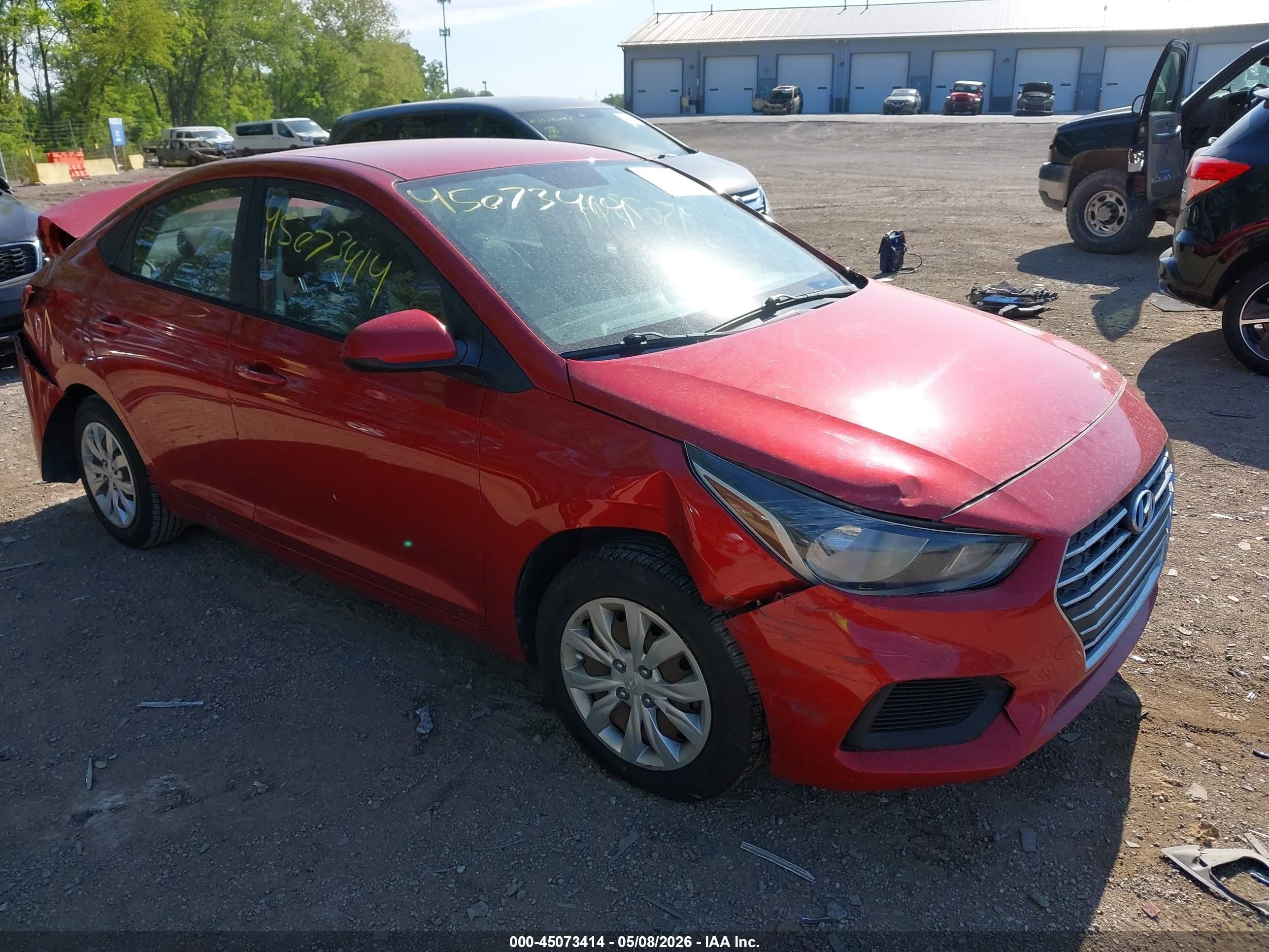 2019 Hyundai Accent SE, VIN 3KPC24A39KE065110 — Rear end