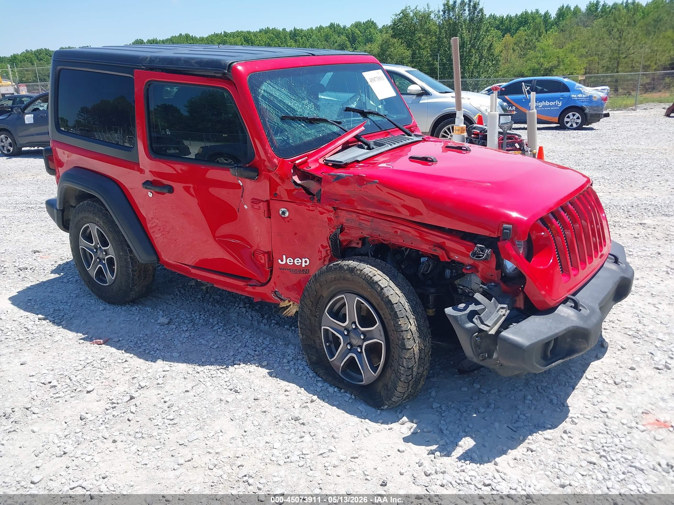 2019 Jeep Wrangler Sport, VIN 1C4GJXAG7KW577110 — Mechanical