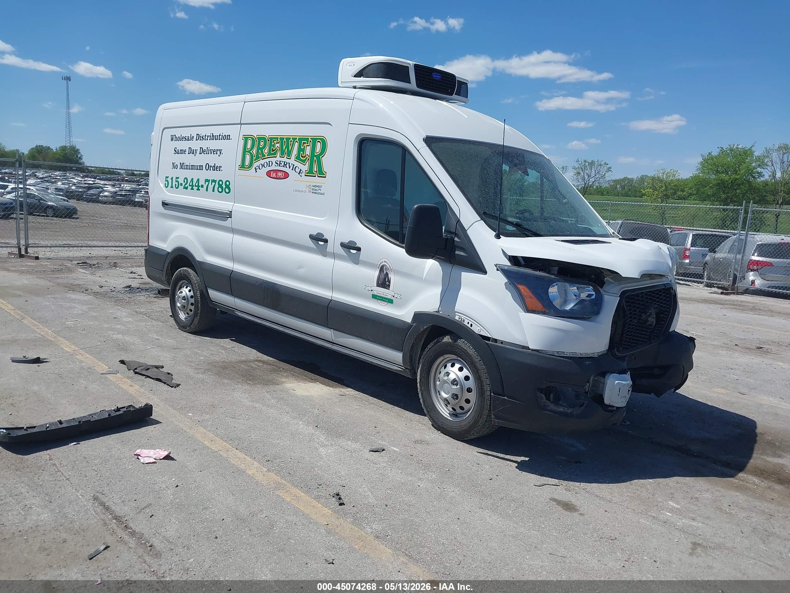 2022 Ford Transit Cargo, VIN 1FTBW2C87NKA50295 — Front end