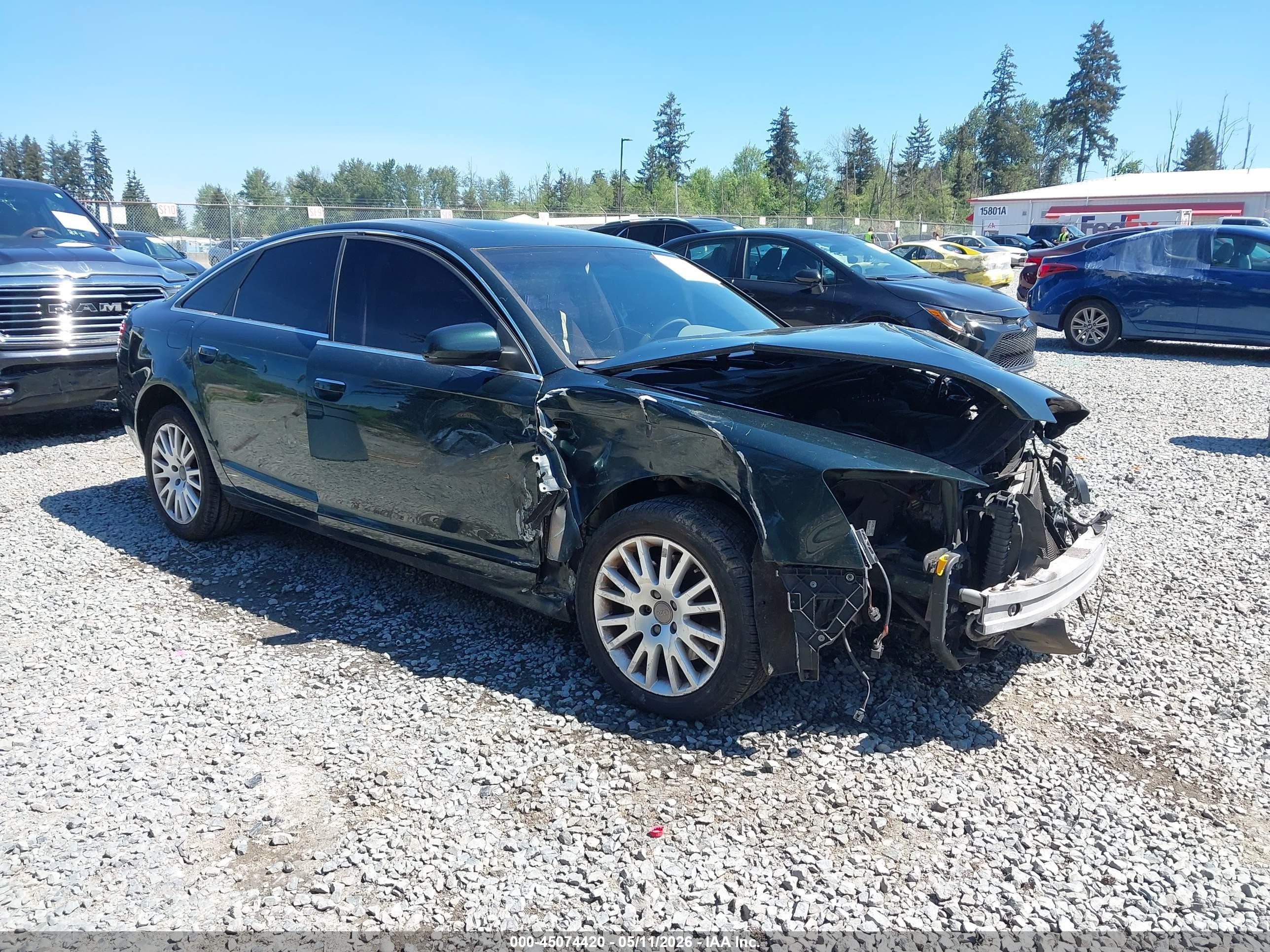 2006 Audi A6 3.2L, VIN WAUDH74F06N132251 — Front end