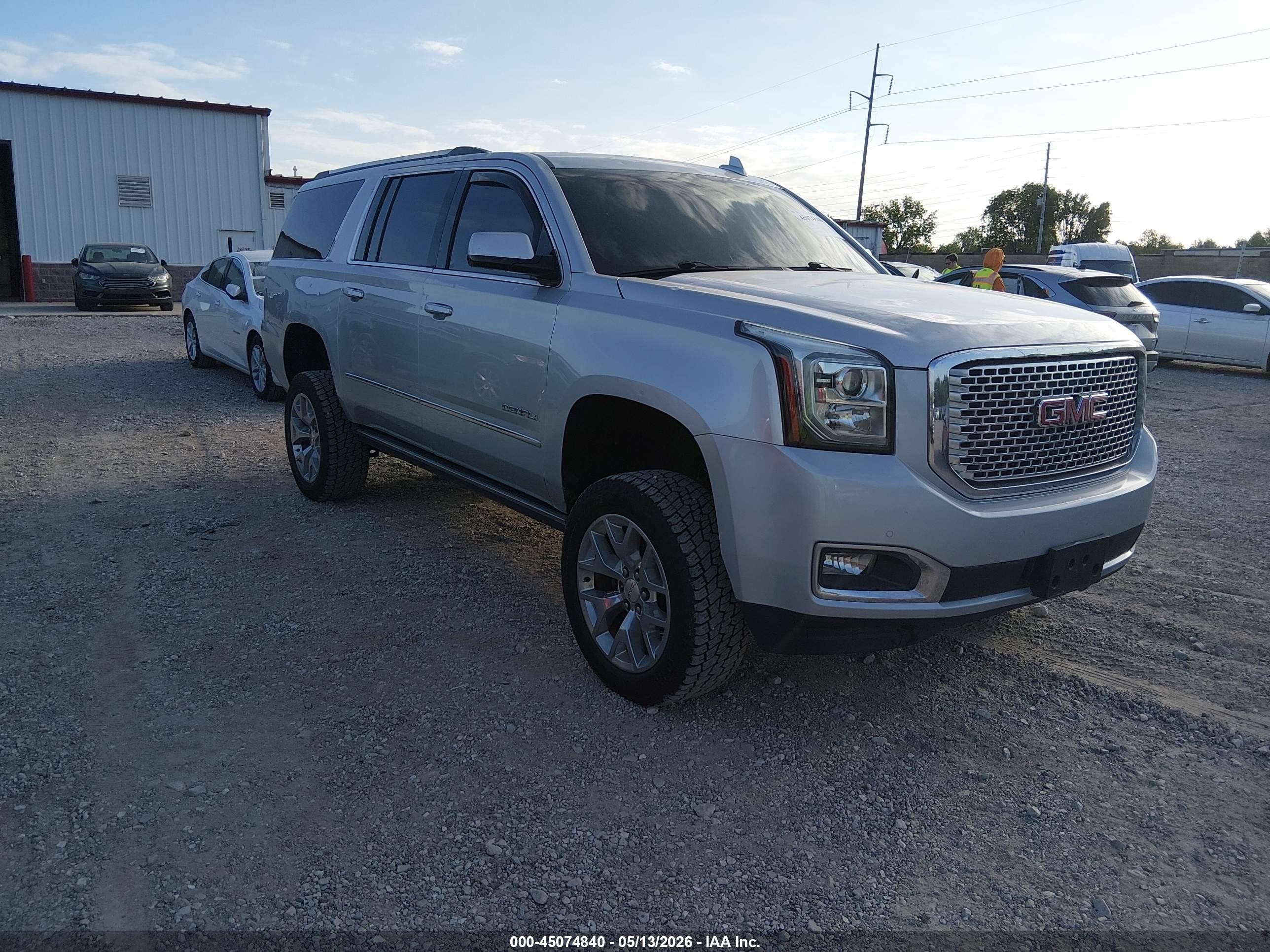 2017 GMC Yukon XL Denali, VIN 1GKS2HKJXHR208504 — Hail