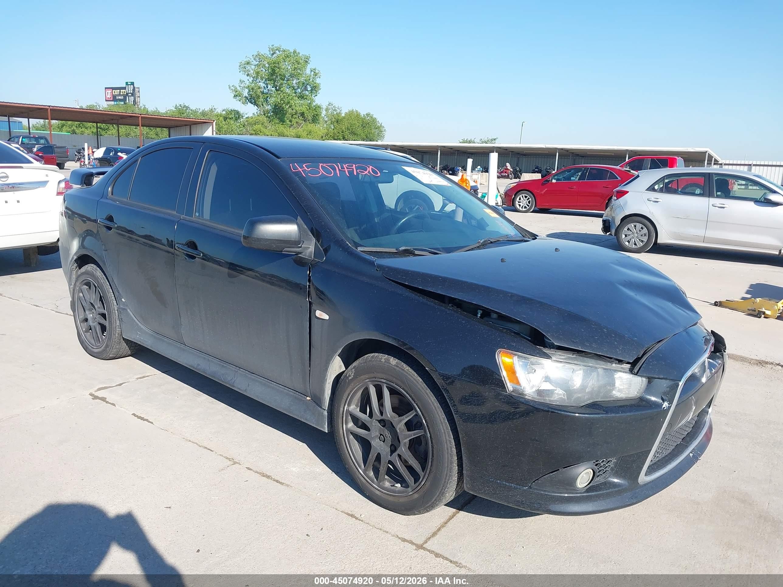 2013 Mitsubishi Lancer GT, VIN JA32U8FW8DU018038 — Front end