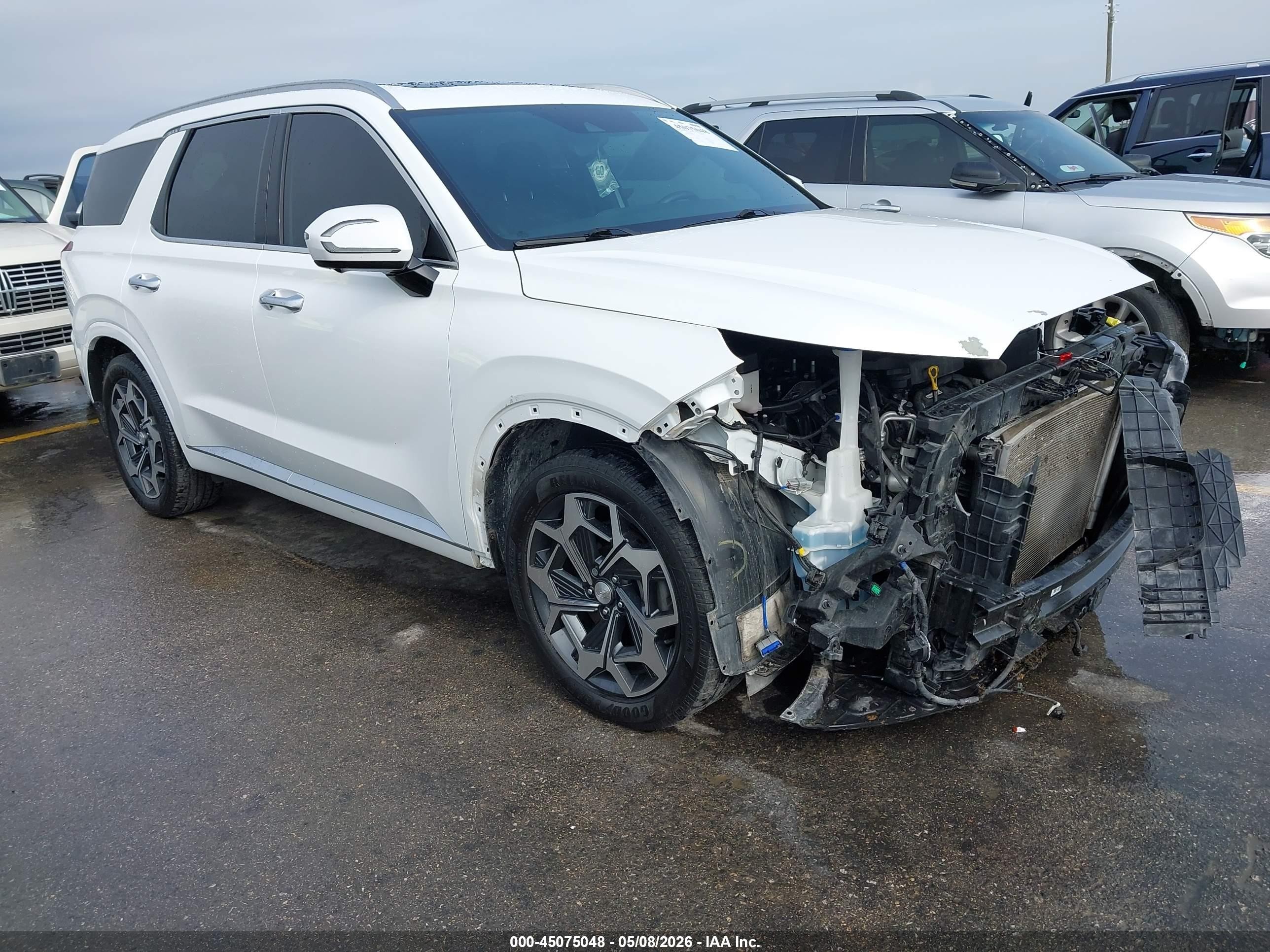 2021 Hyundai Palisade Calligraphy, VIN KM8R74HE1MU288003 — Front end